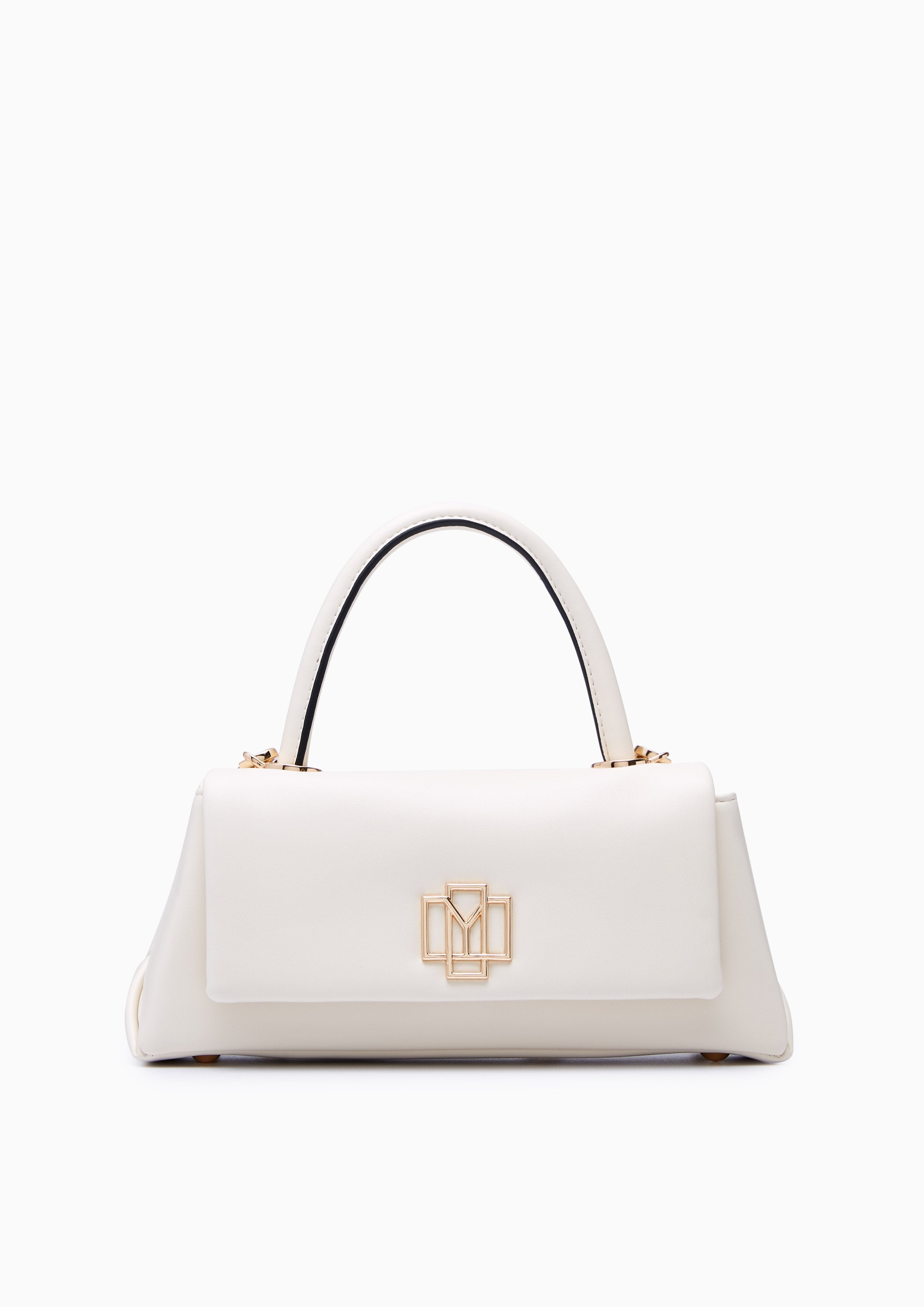 Berlyn Top Handle Handbag - Light Beige