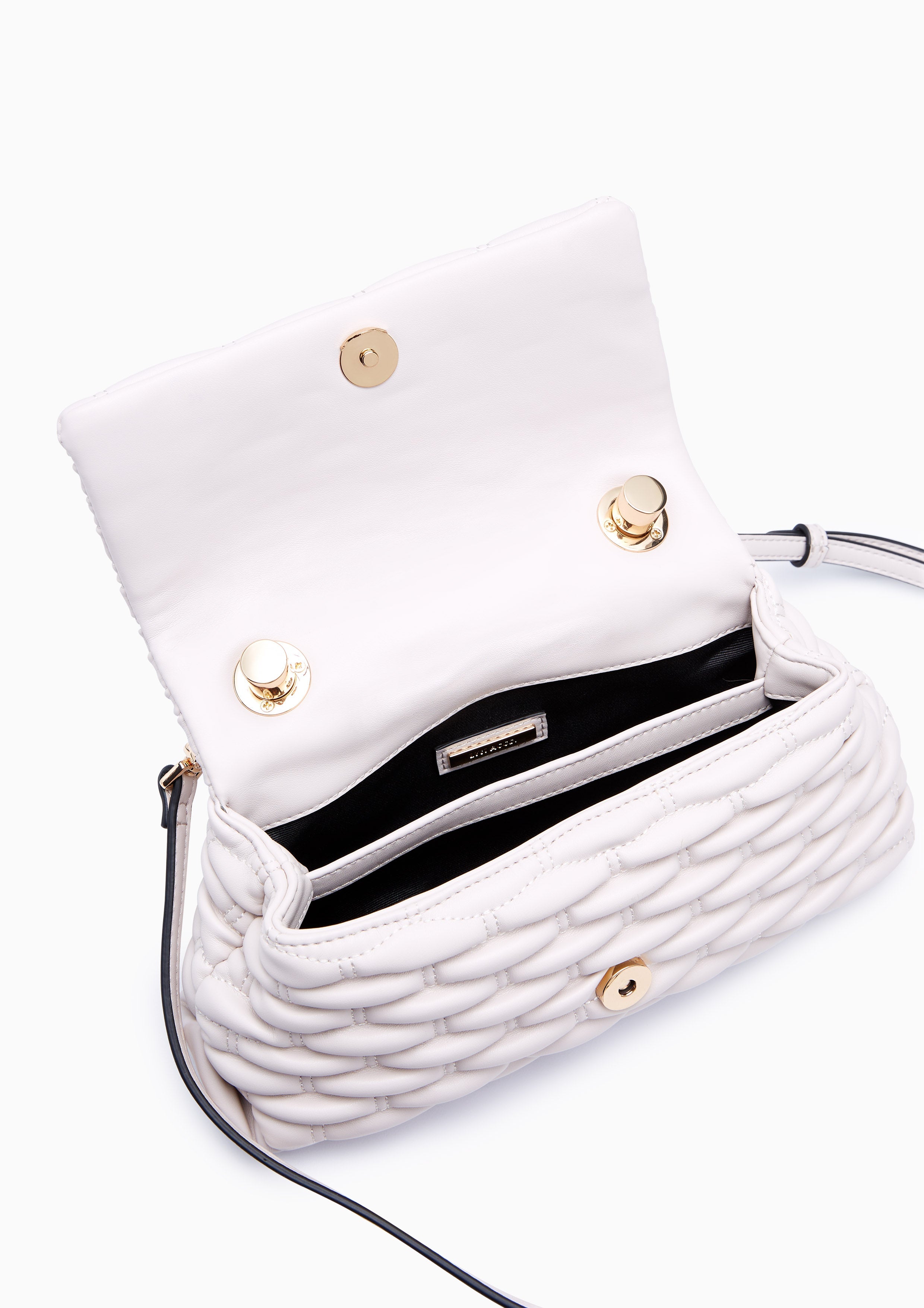 Berlyn Quilt Top Handle Handbag - Ivory