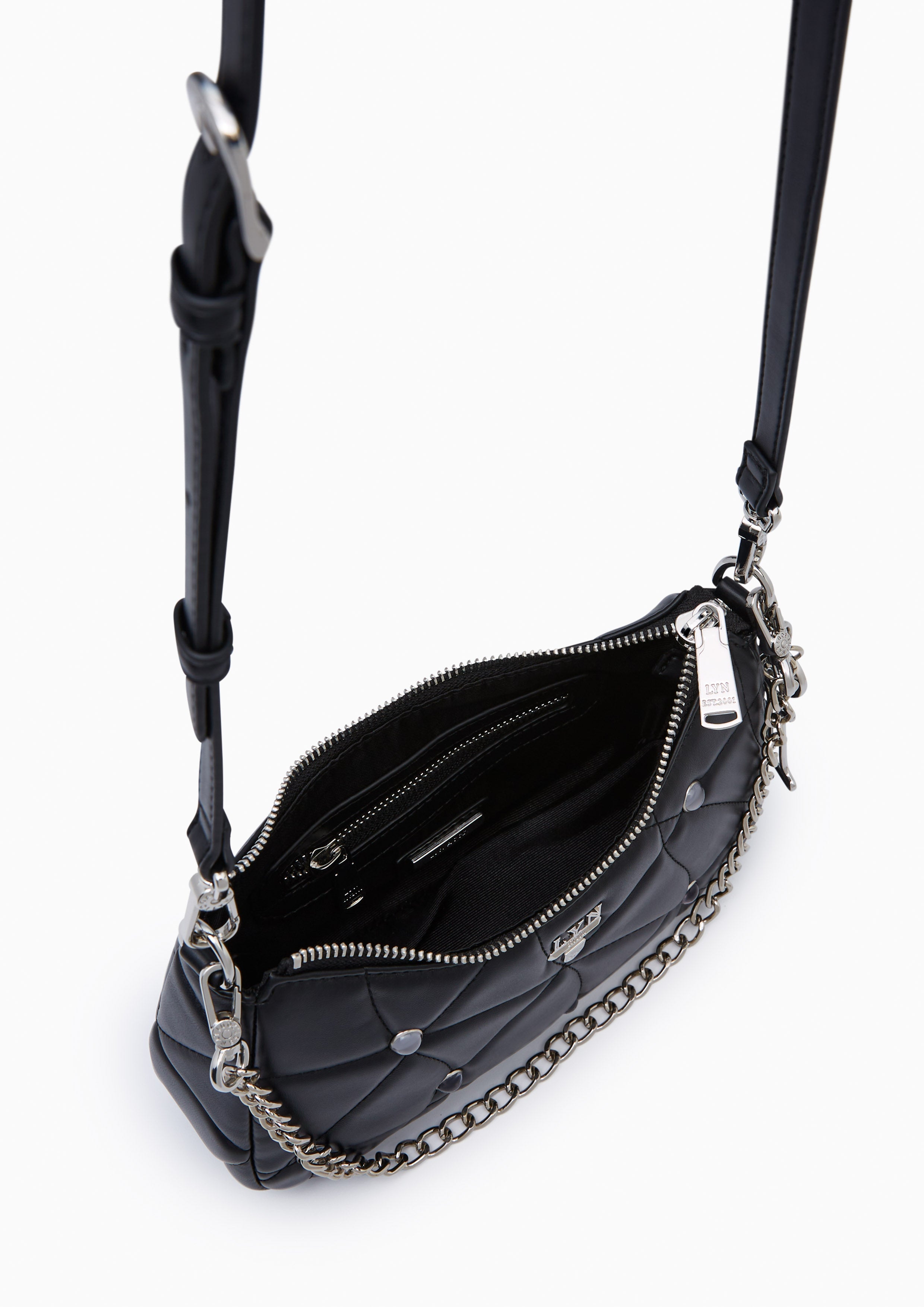 Tricia Avant Quilted Shoulder Bag - Black
