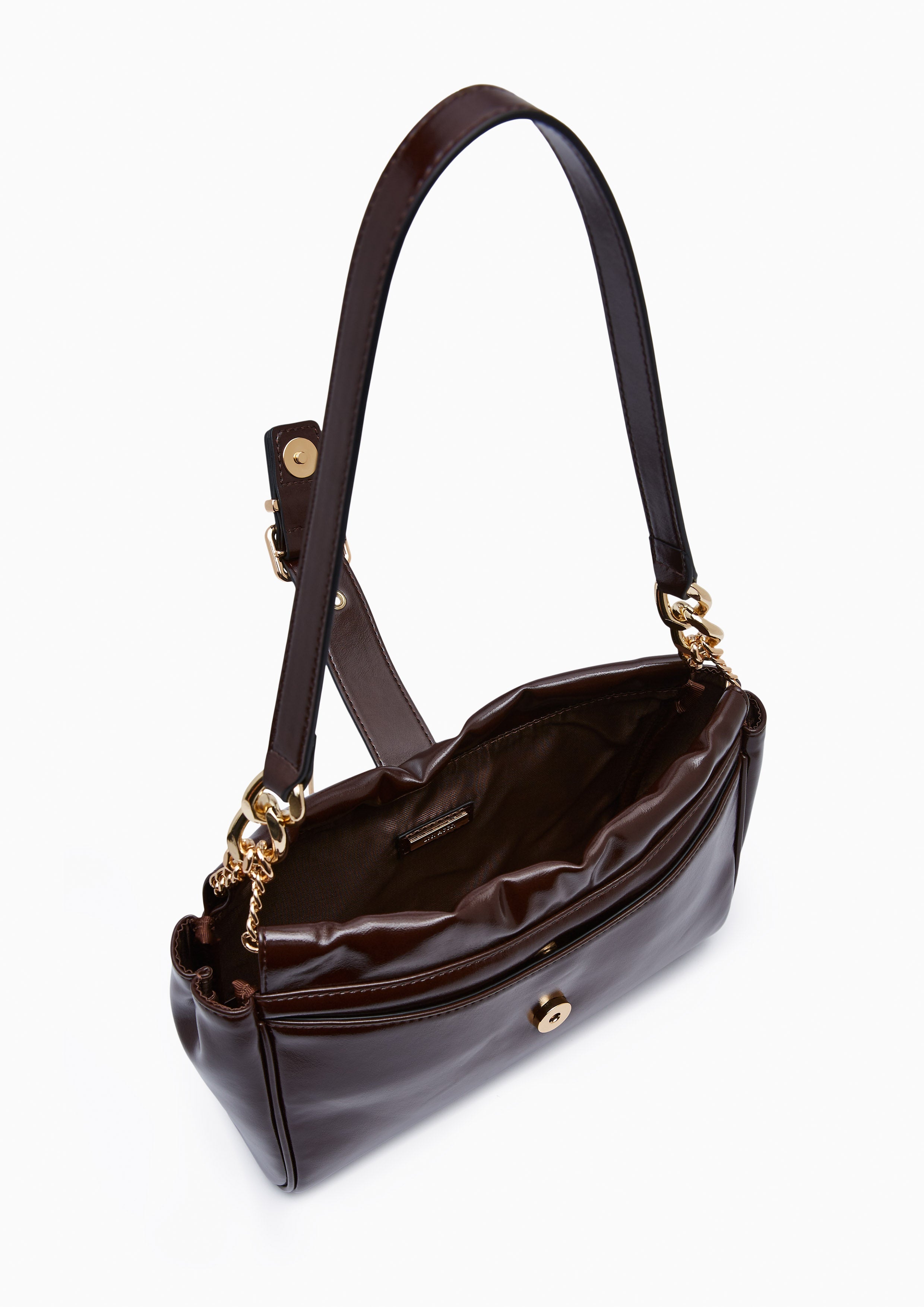 Sedara S Shoulder Bag - Dark Brown