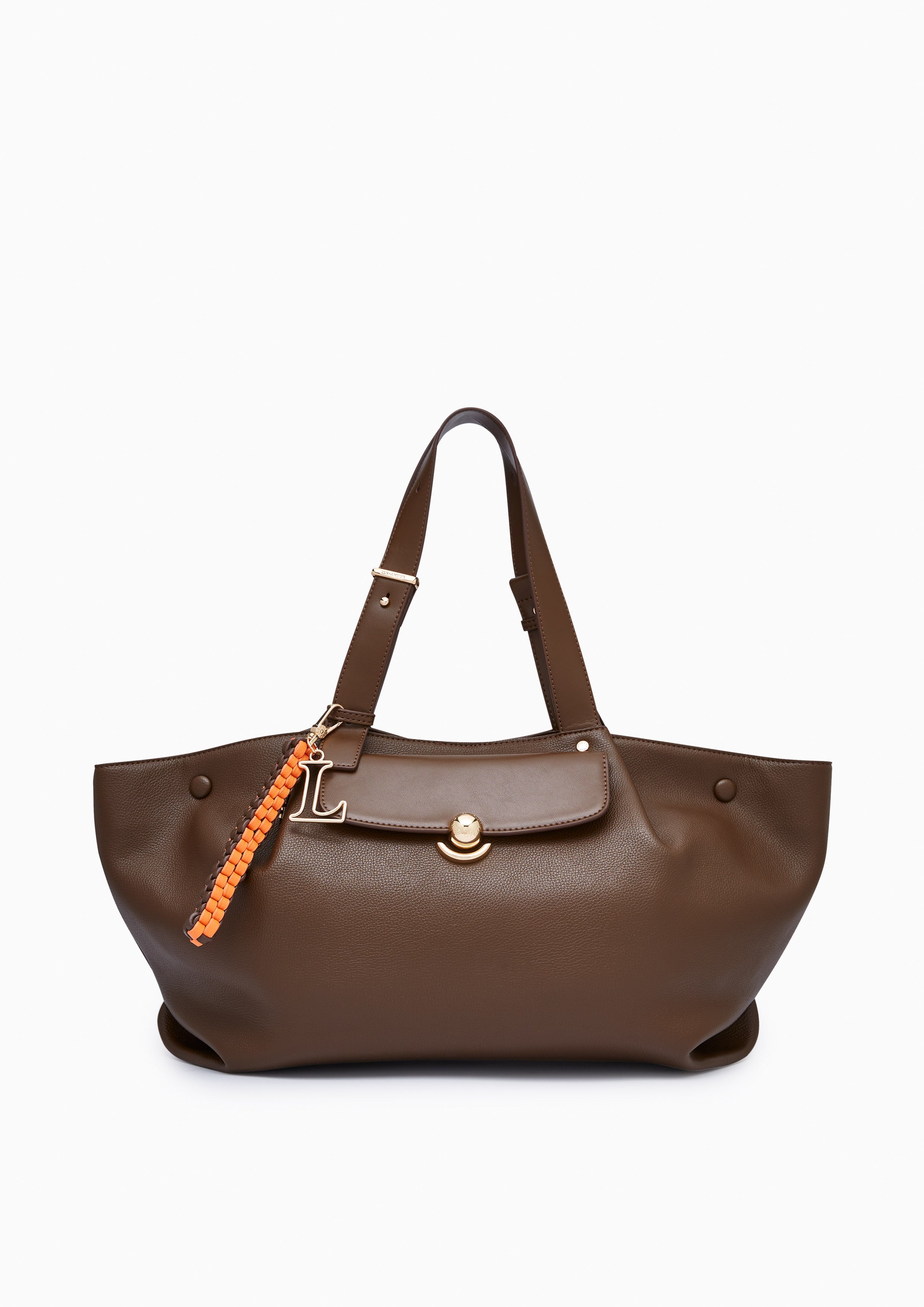 Malindi Large Shoulder Bag - Dark Brown