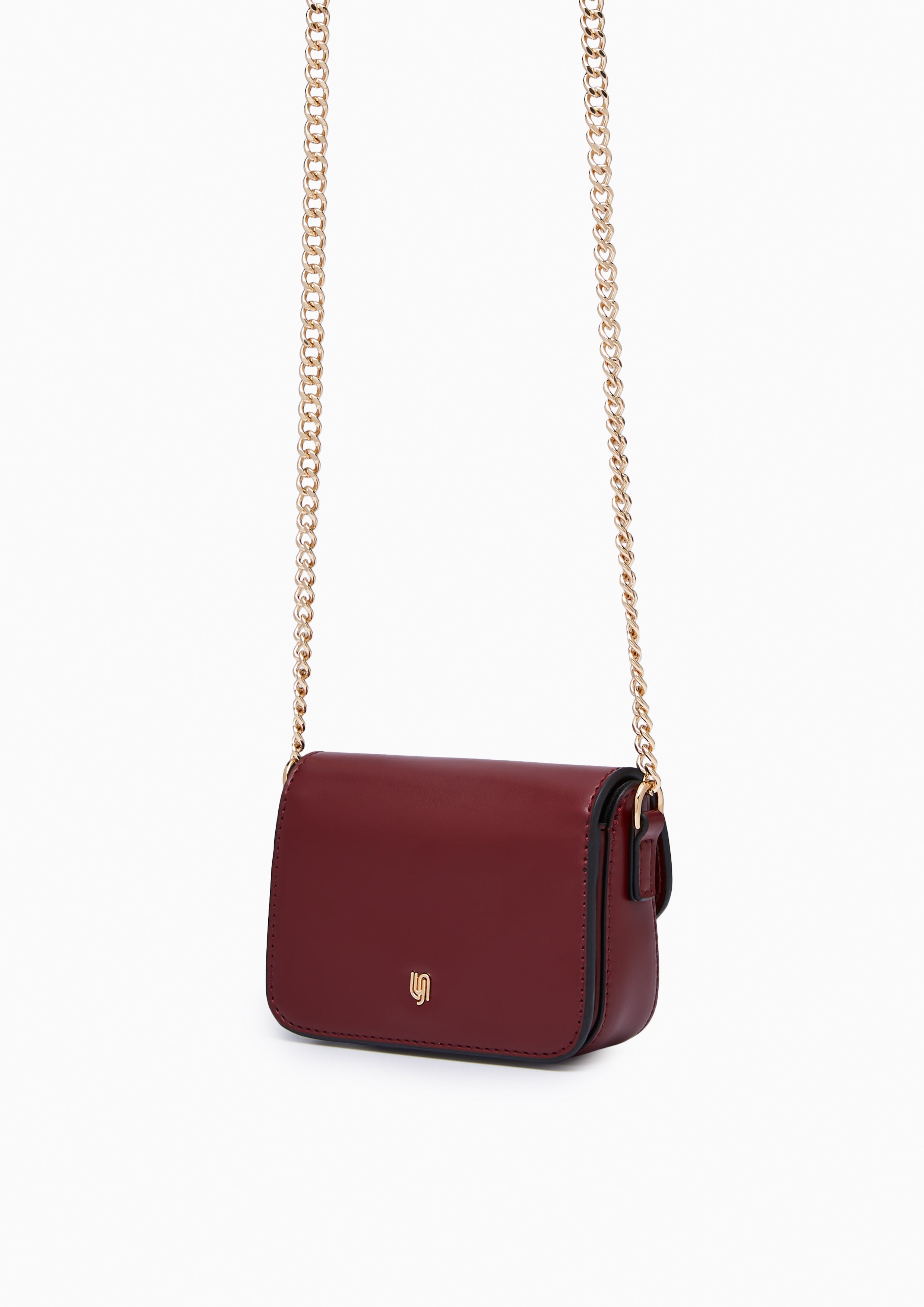 Voda Infinite Mini  Crossbody Bag - Dark Red