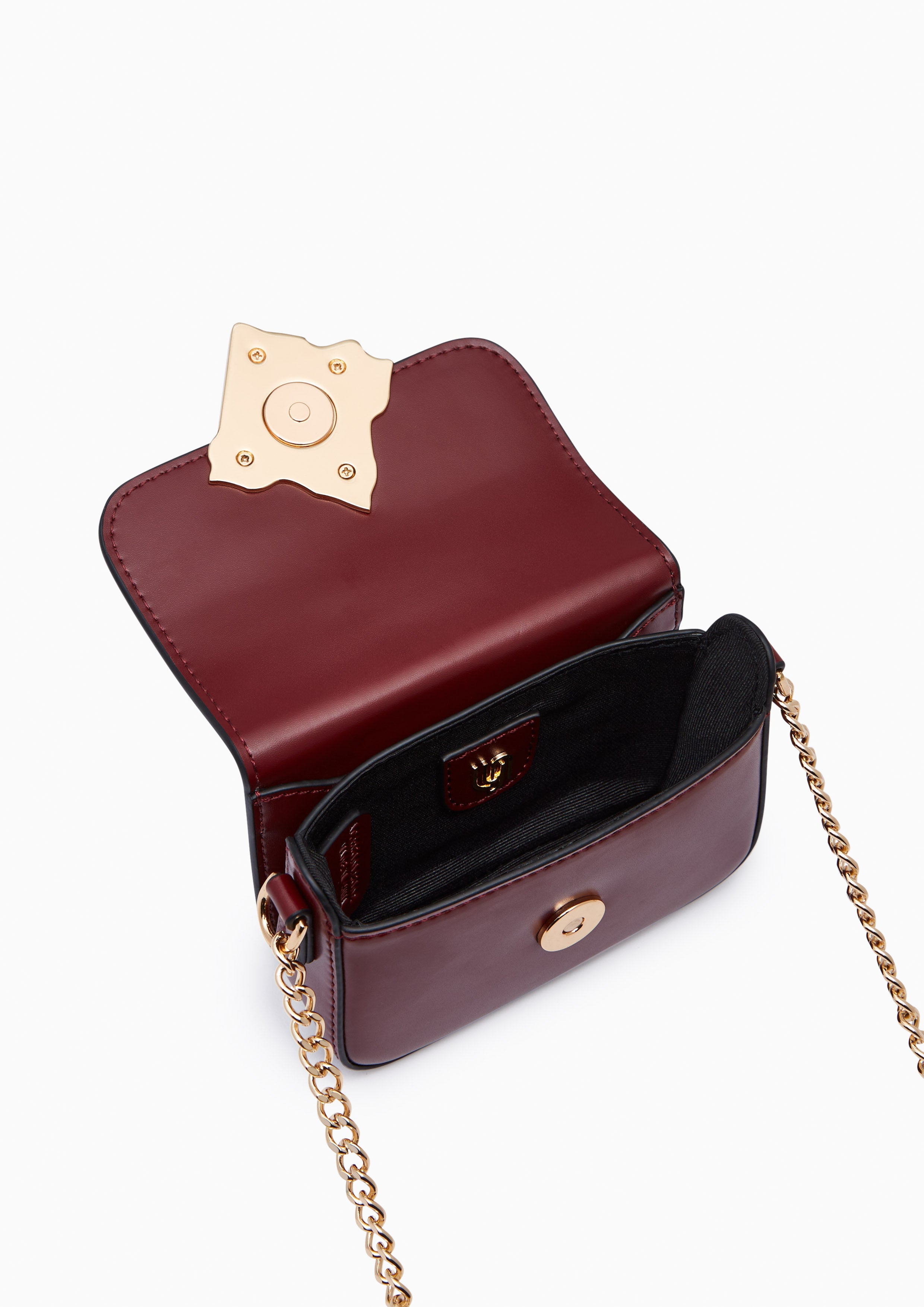 Voda Infinite Mini  Crossbody Bag - Dark Red