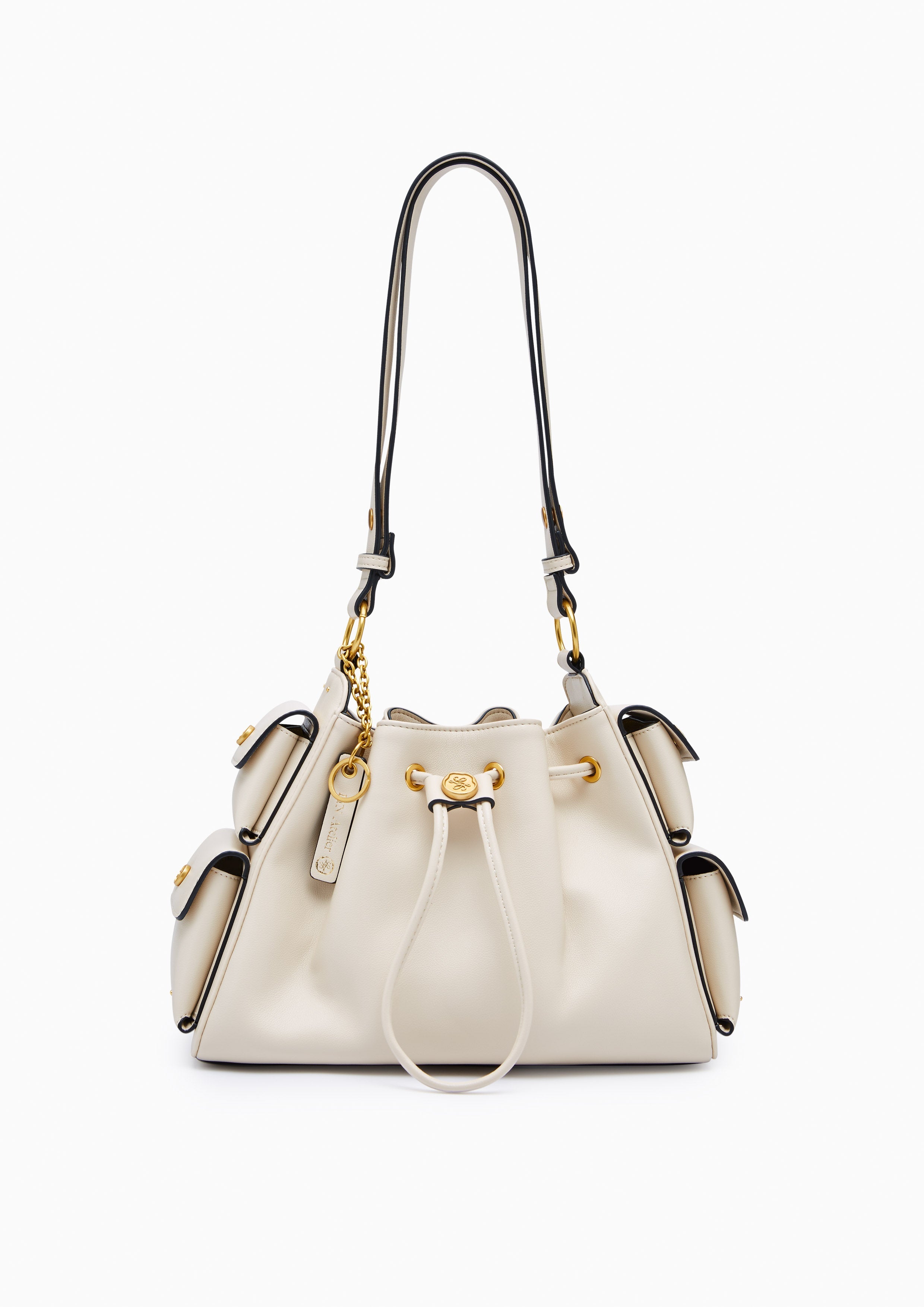 Atelier M Bucket Bag - Light Beige