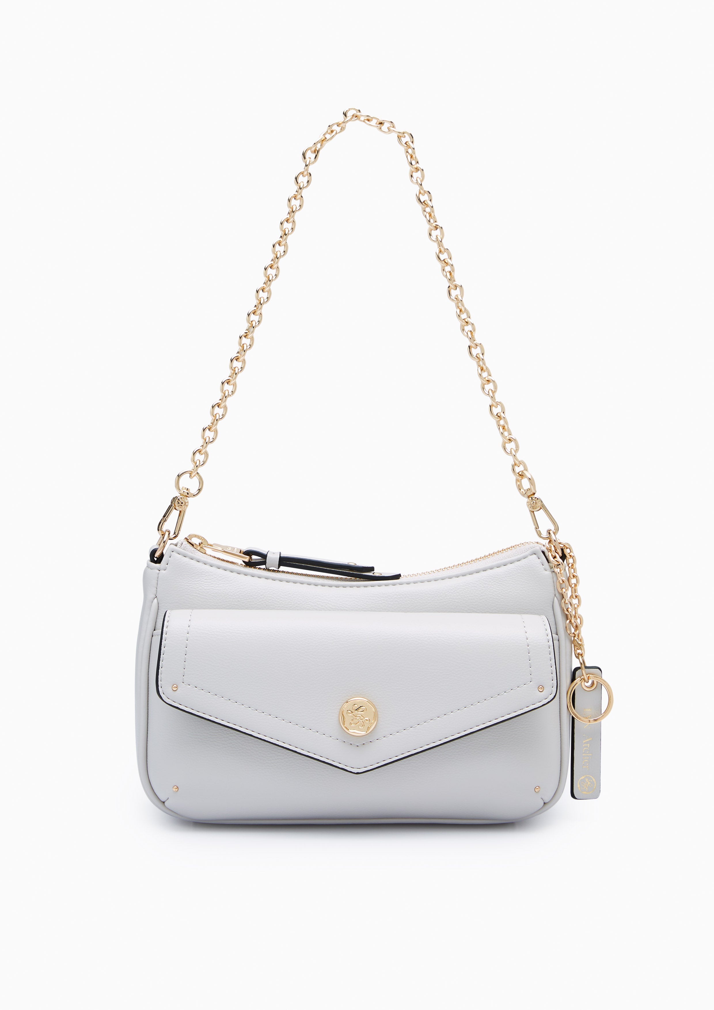 Atelier S Shoulder Bag - Light Grey