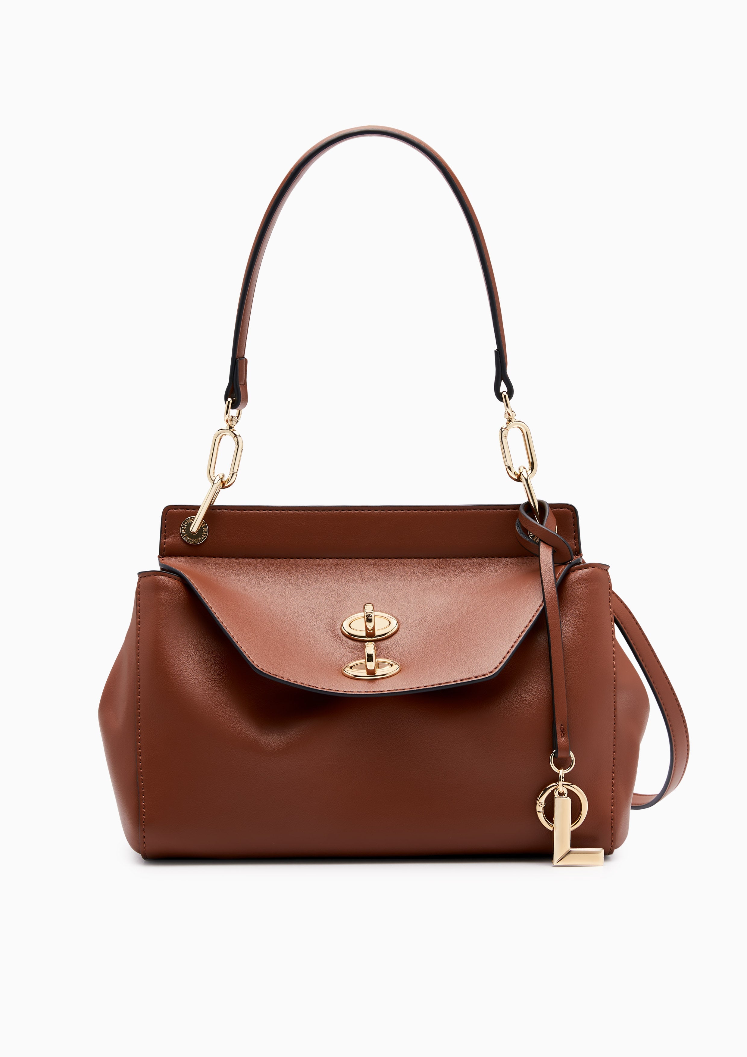 Jardin Top Handle S Handbag - Brown