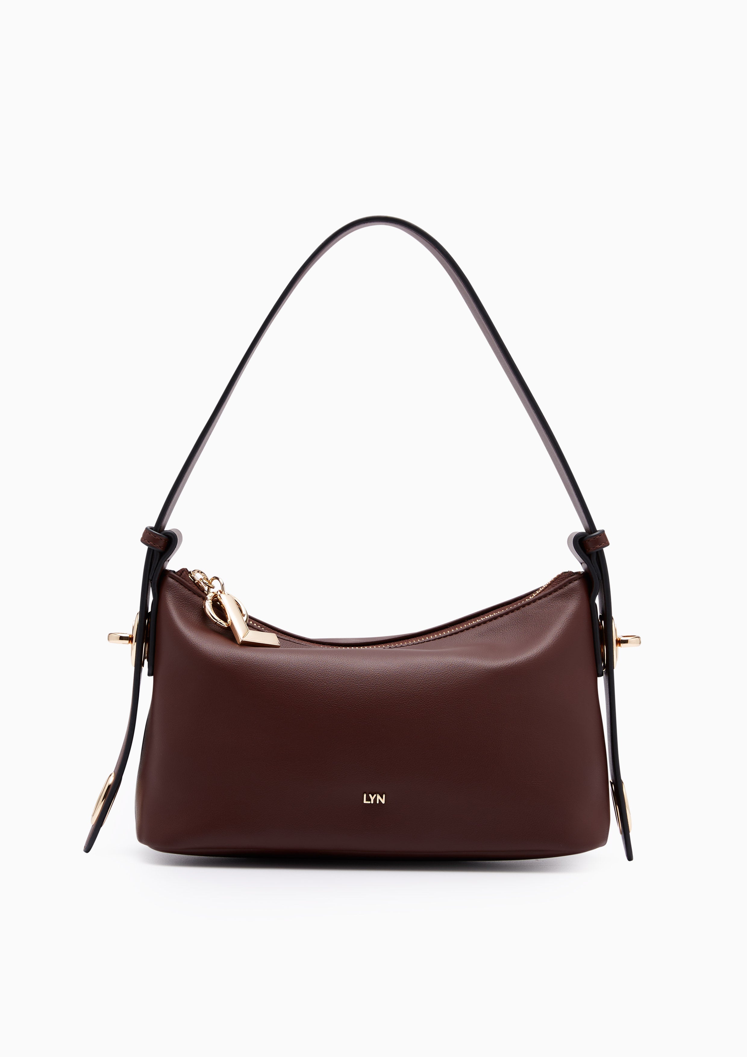 Jardin  M Shoulder Bag - Dark Brown