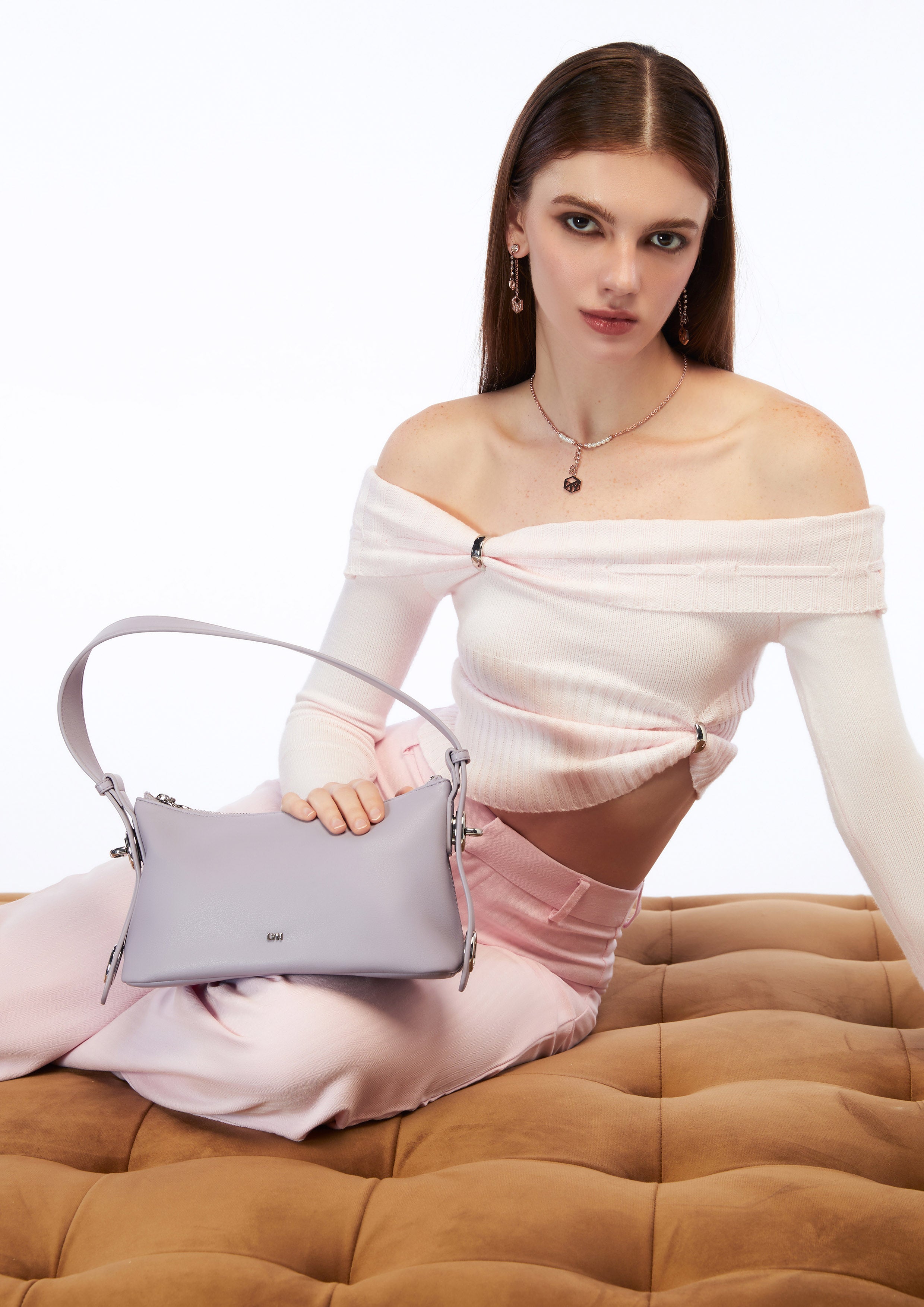 Jardin  M Shoulder Bag - Purple