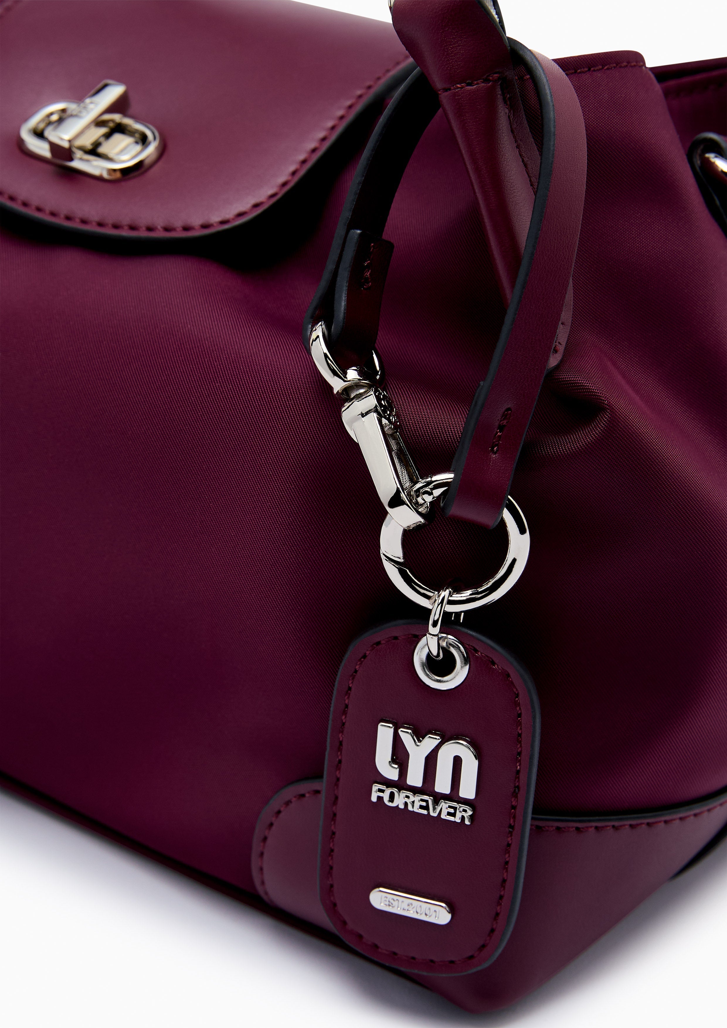 Jenna S Crossbody Bag - Dark Red