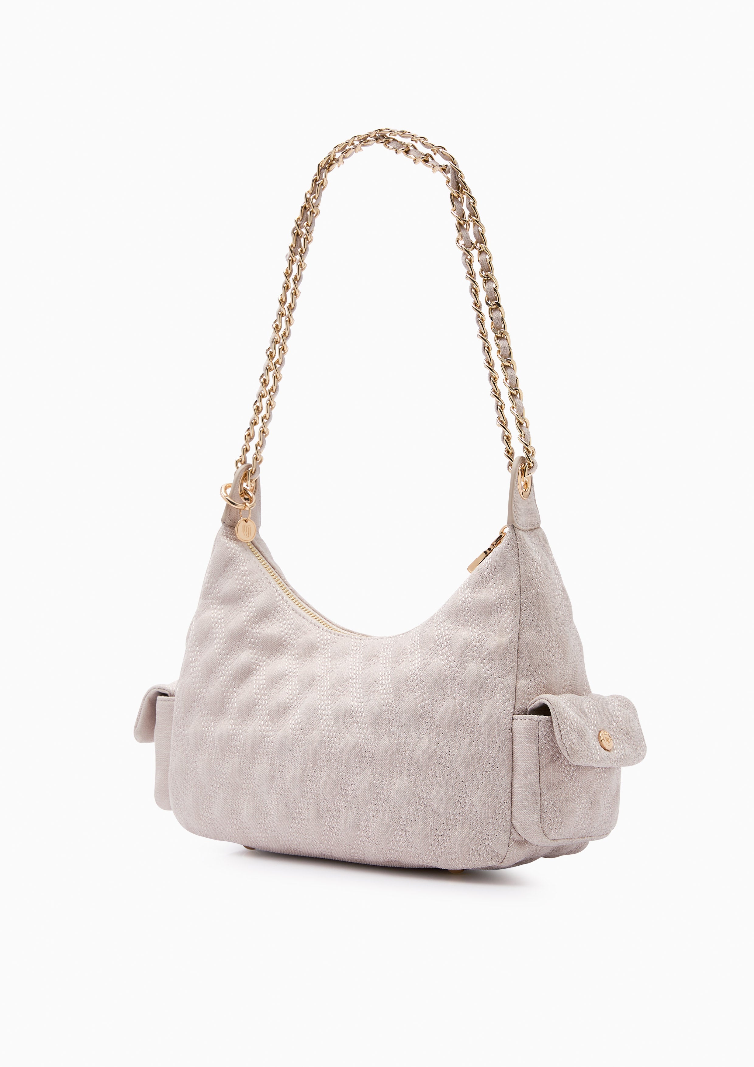 Andreana Infinite M Shoulder Bag - Light Beige