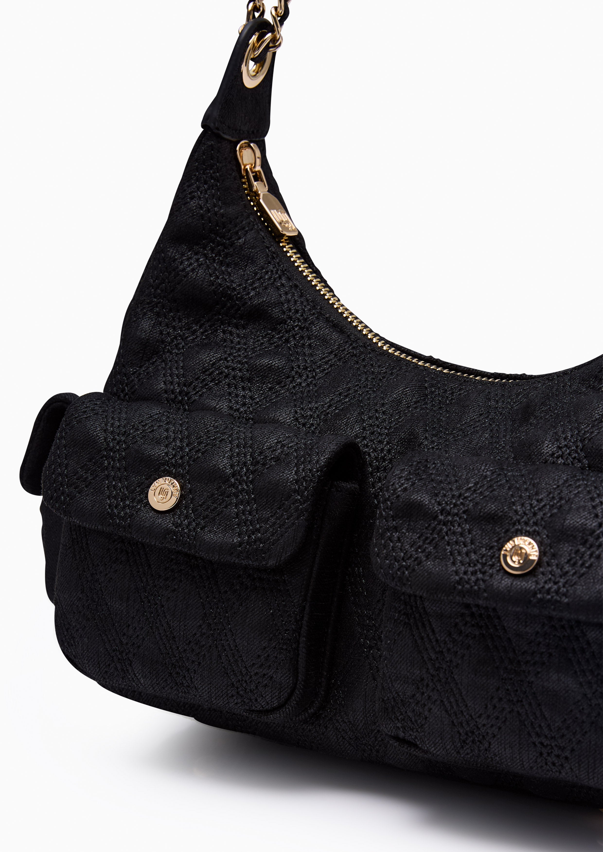 Andreana Infinite M Shoulder Bag - Black