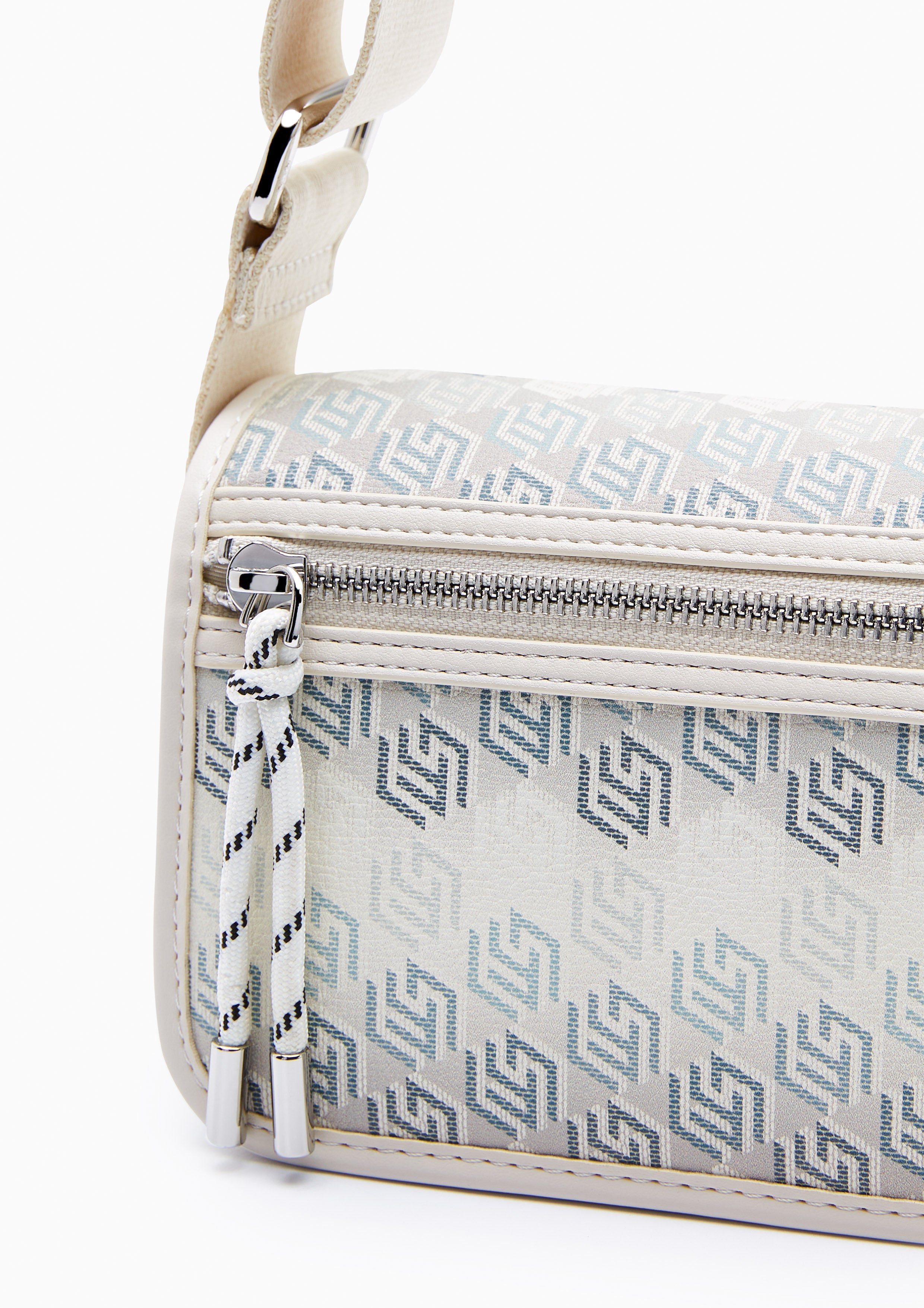Jacob Infinite Crossbody Bag - Printed White