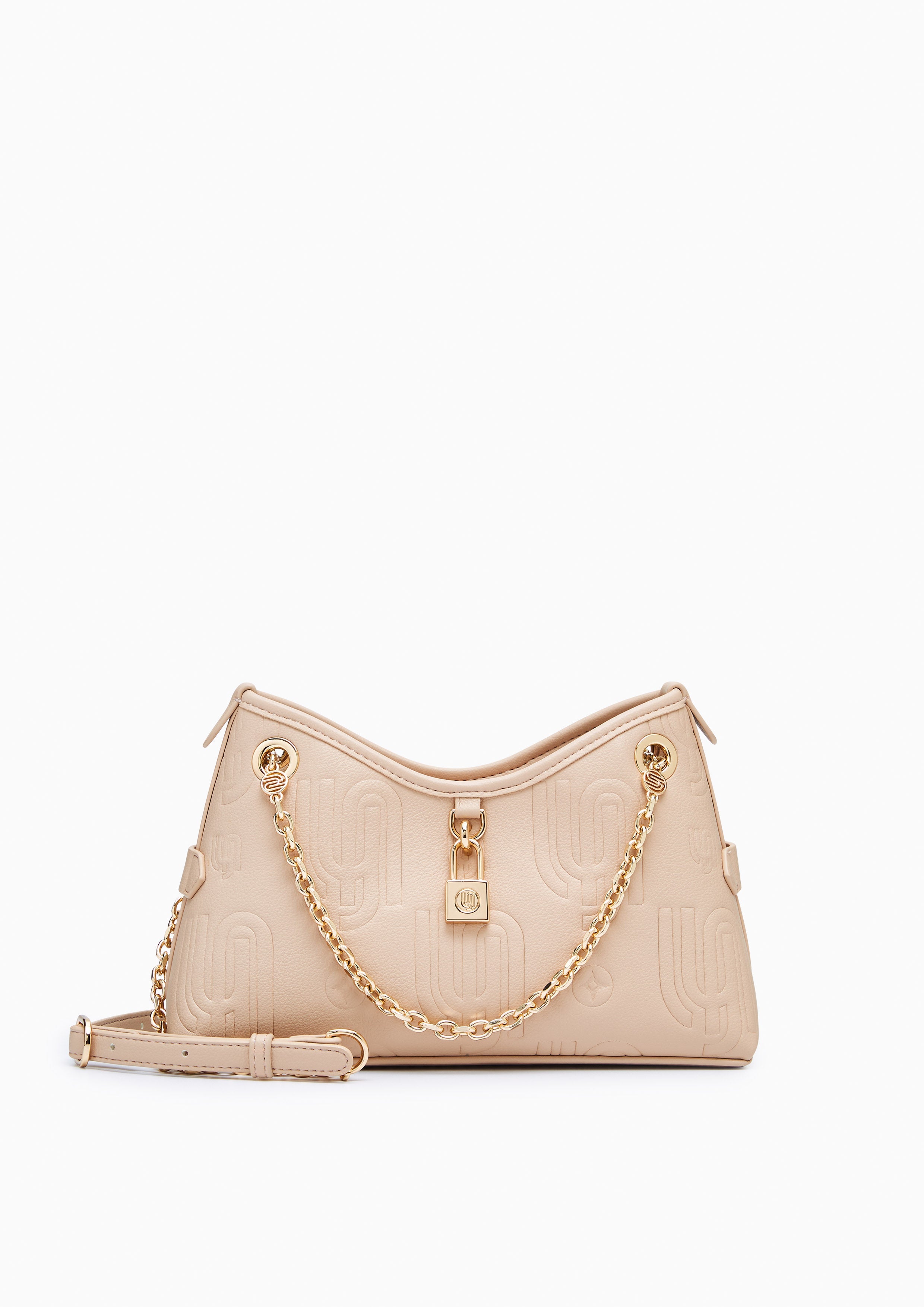 Britannia Infinite Top Handle Handbag - Nude