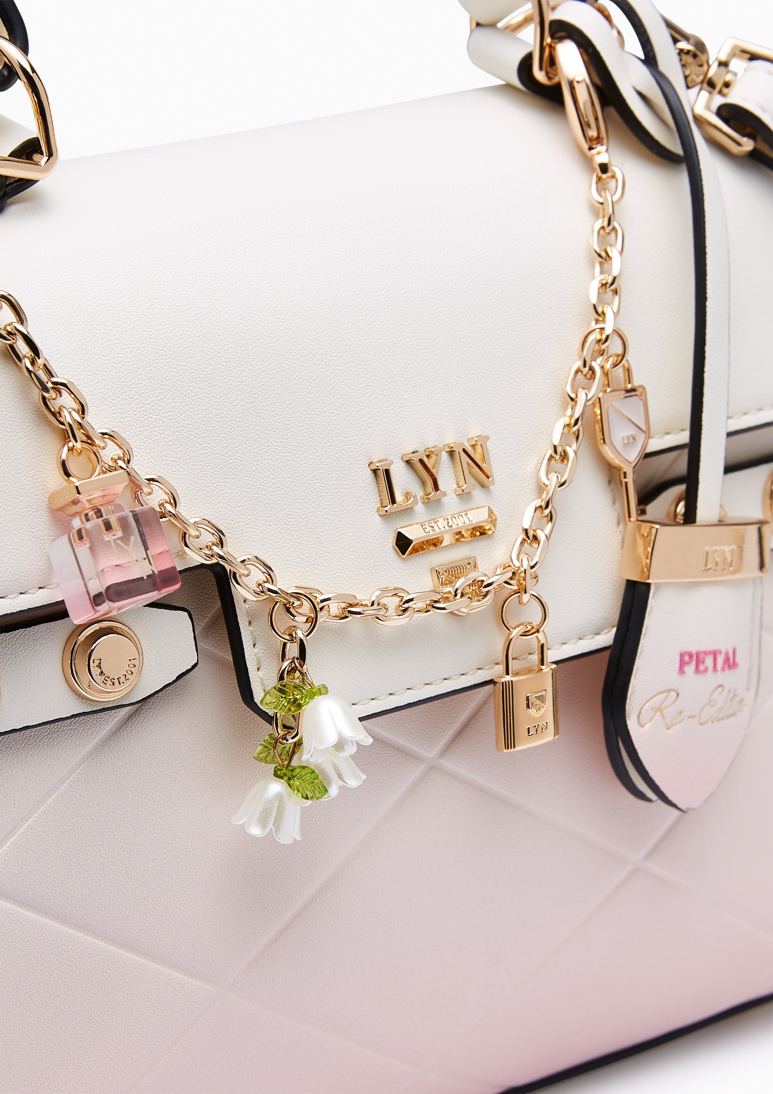 Petal Fineness Top S Handbag - Pink