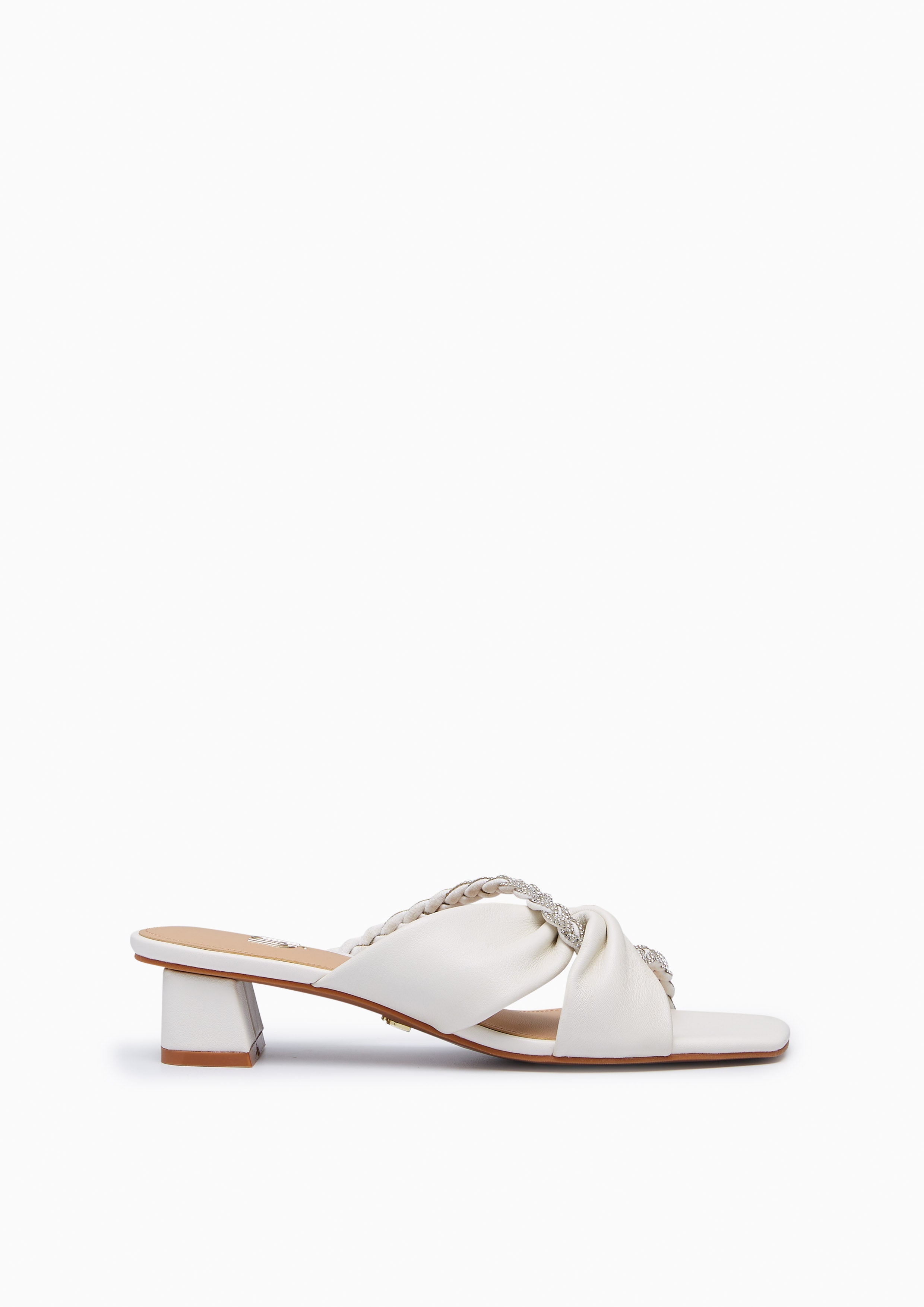 Promise Pleat Infinite Flats And Sandals - Ivory
