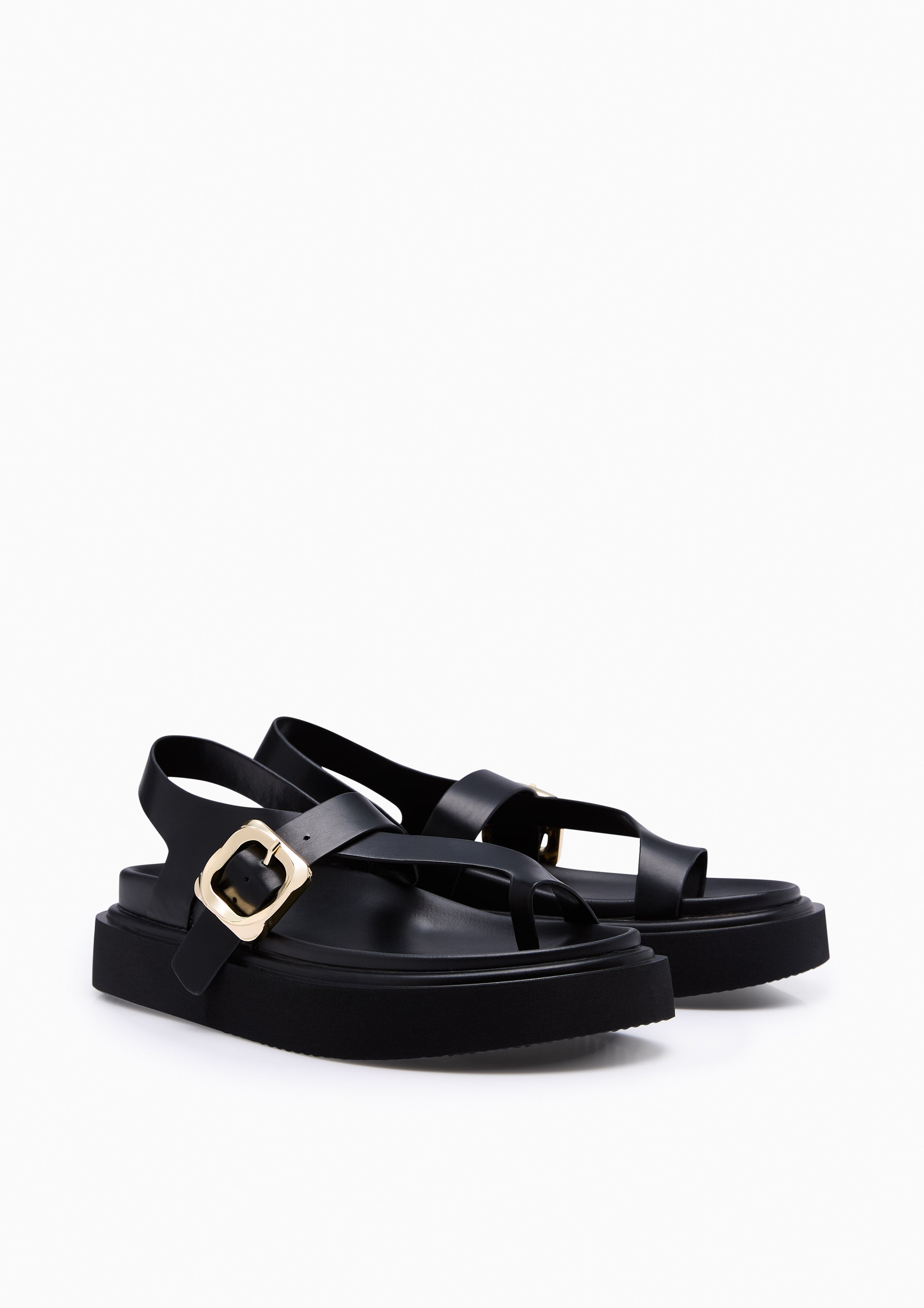 Soul Flats And Sandals - Black