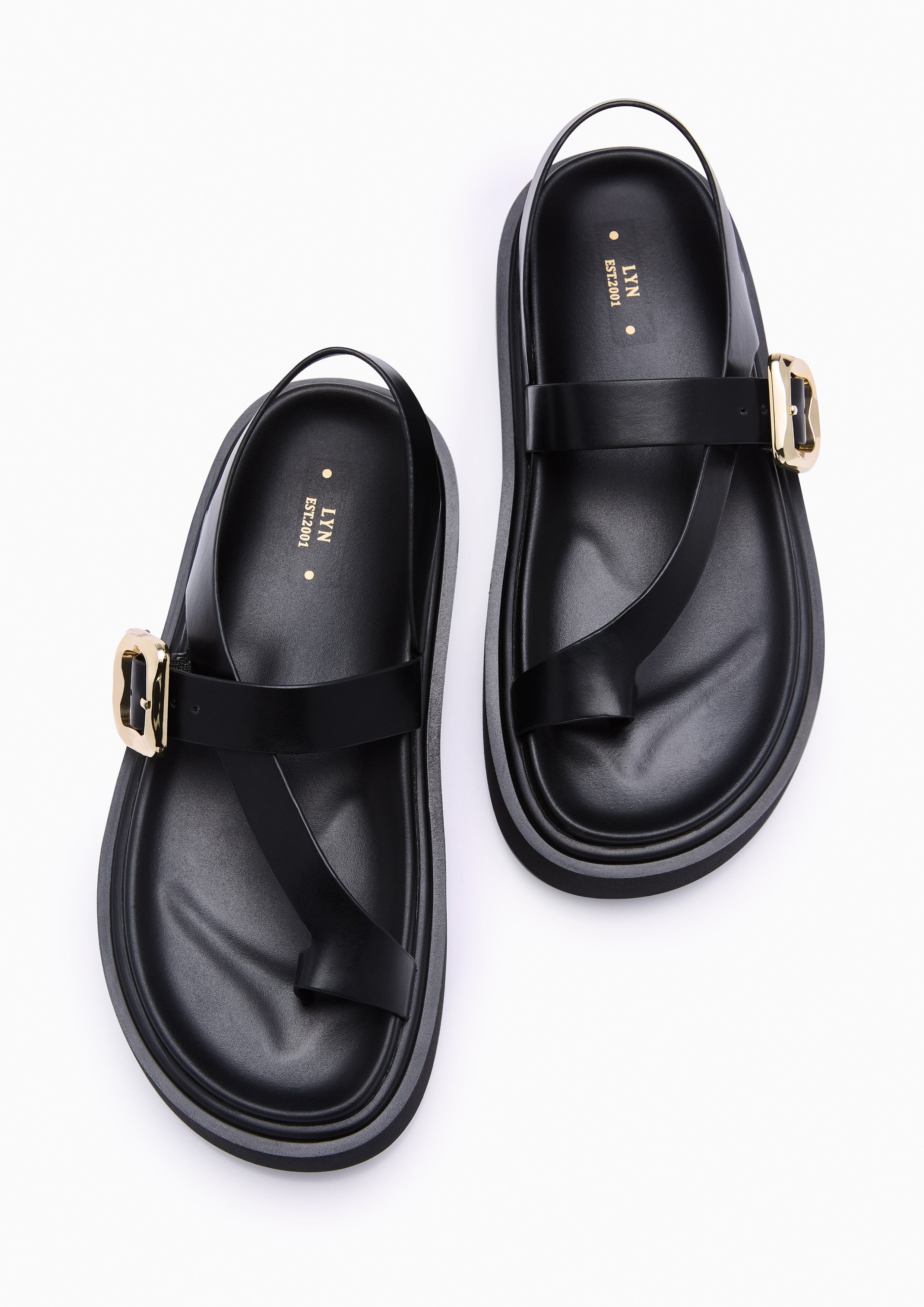 Soul Flats And Sandals - Black