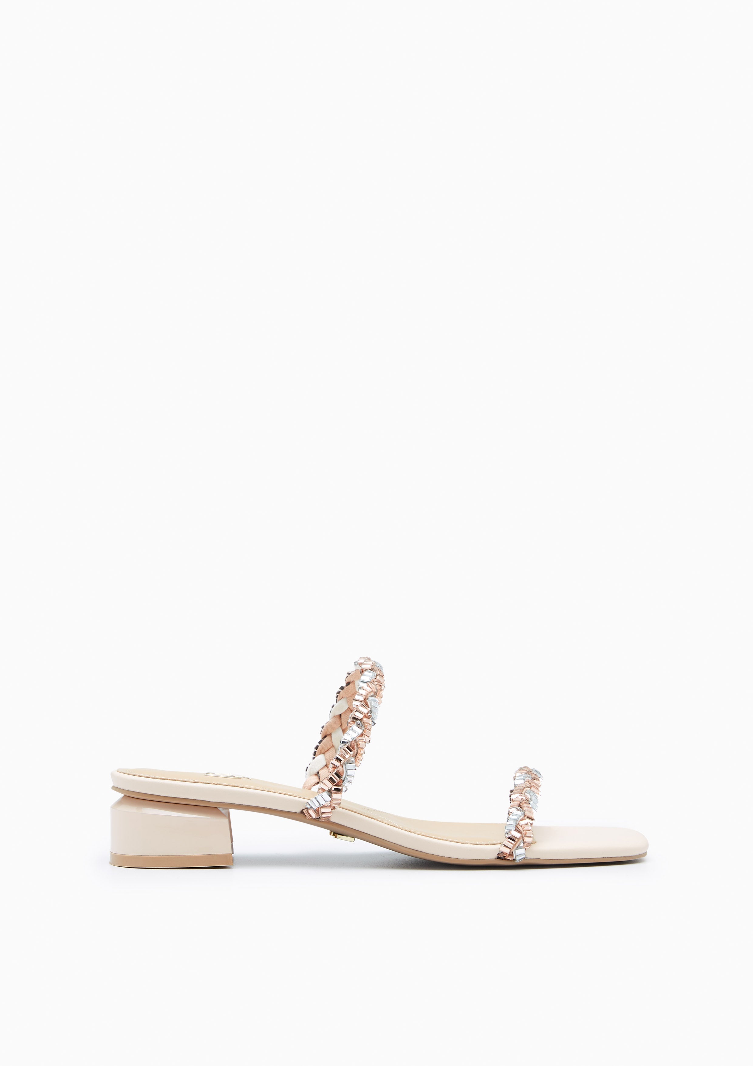 Promise Square Infinite Flats And Sandals - Ivory