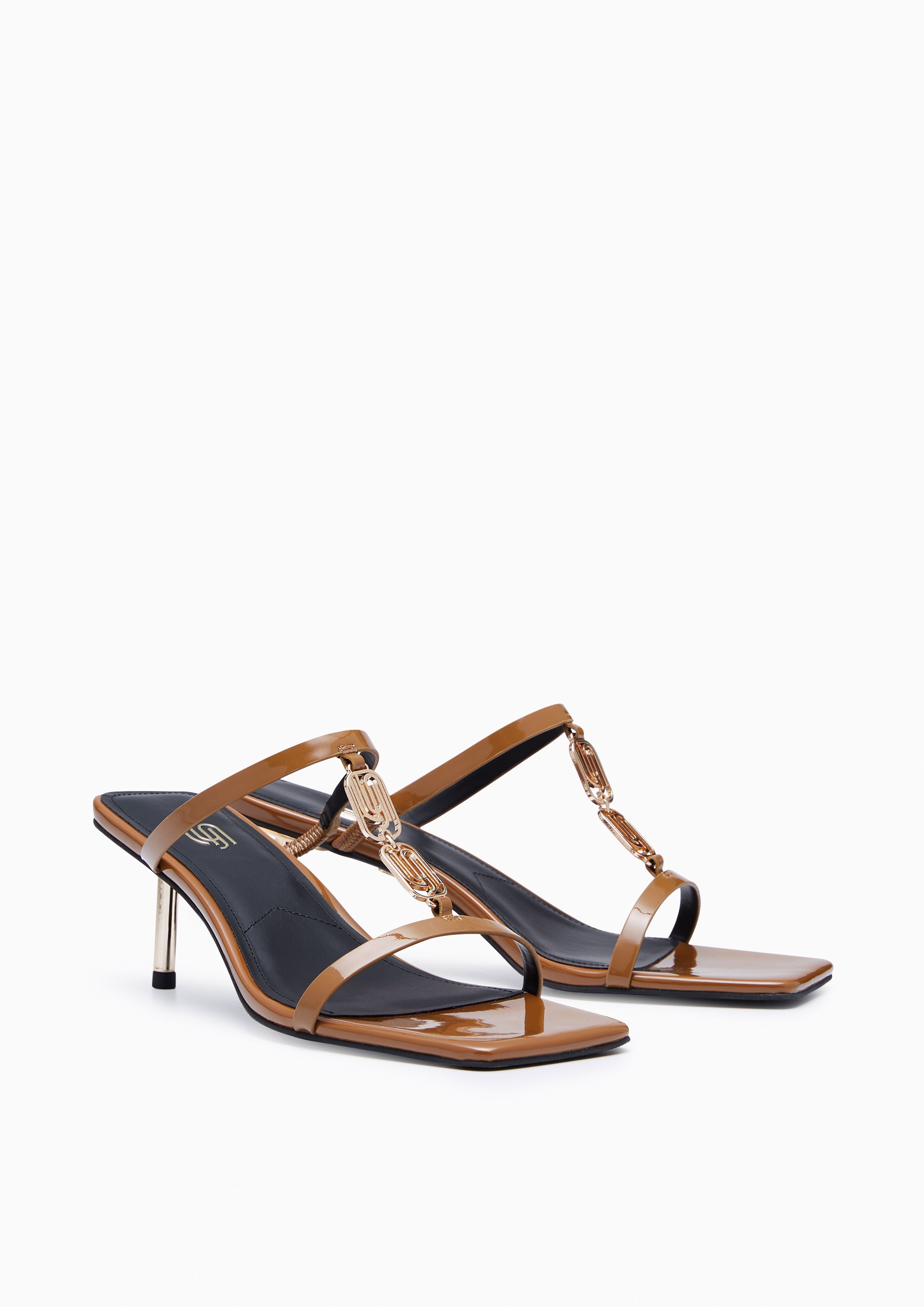 Grey Infinite Flats And Sandals - Brown