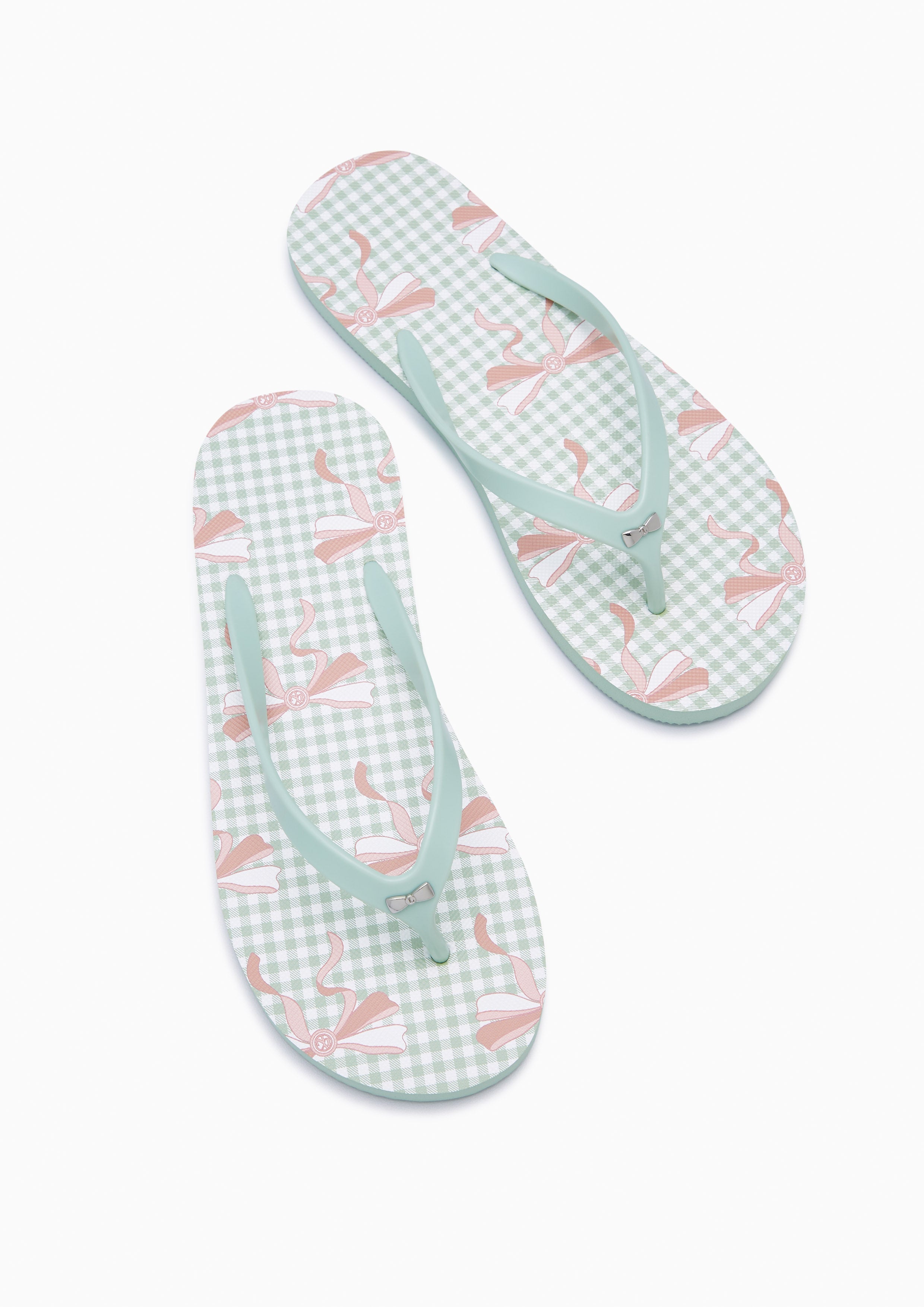 Summer Beach'26 Flats And Sandals - Printed Green