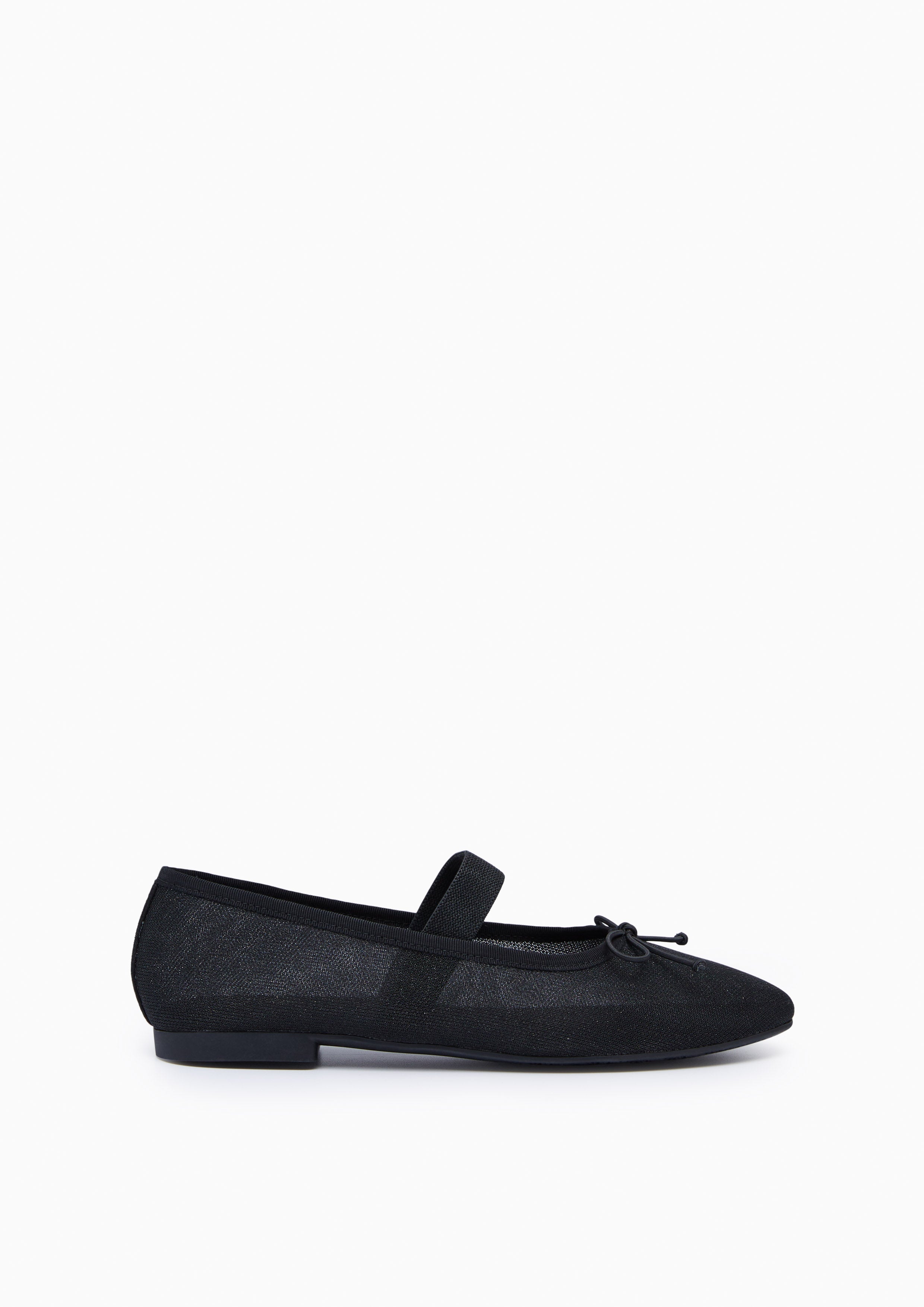 Gini Ballet Flats And Sandals - Glitter Black