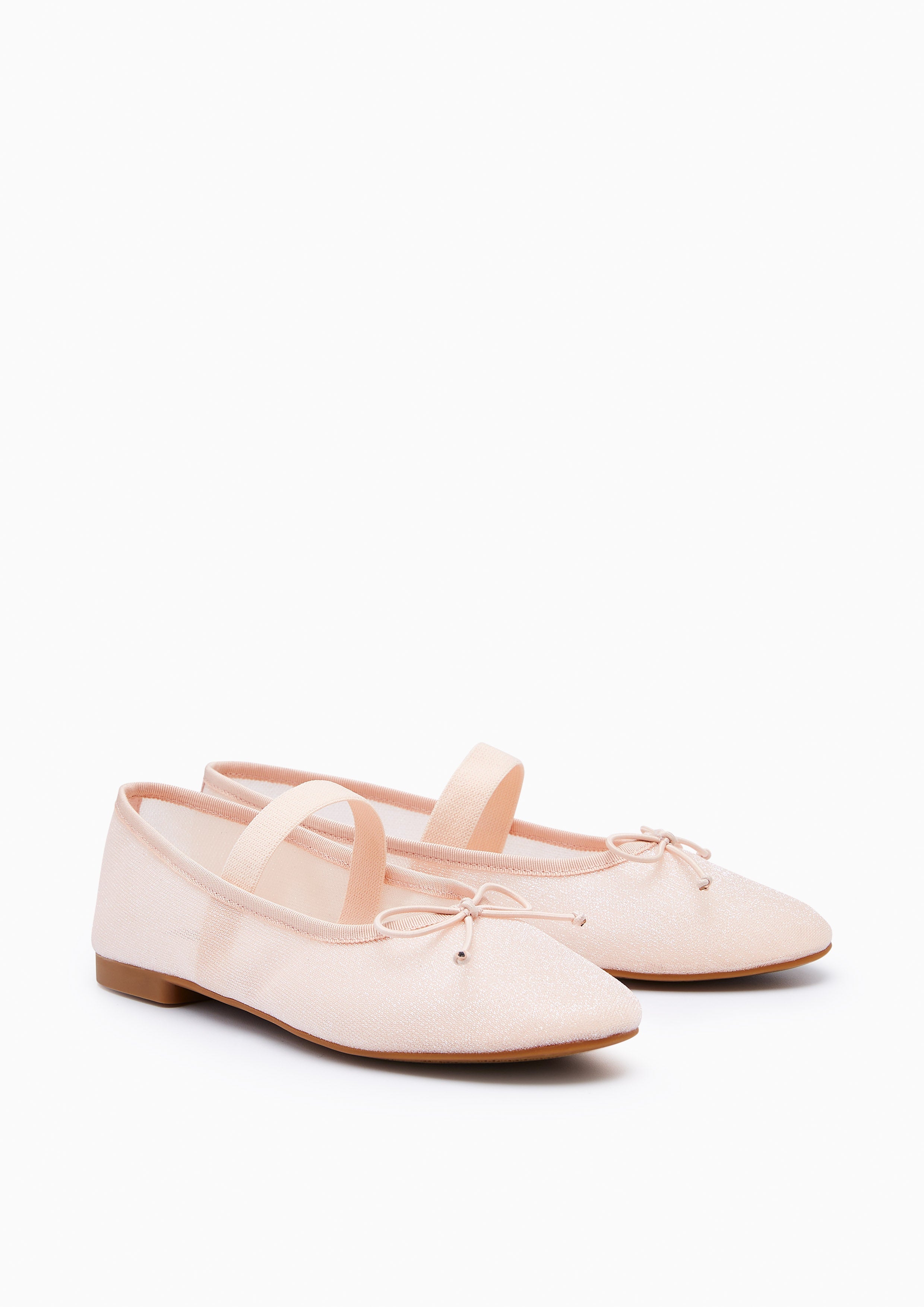 Gini Ballet Flats And Sandals - Glitter Pink