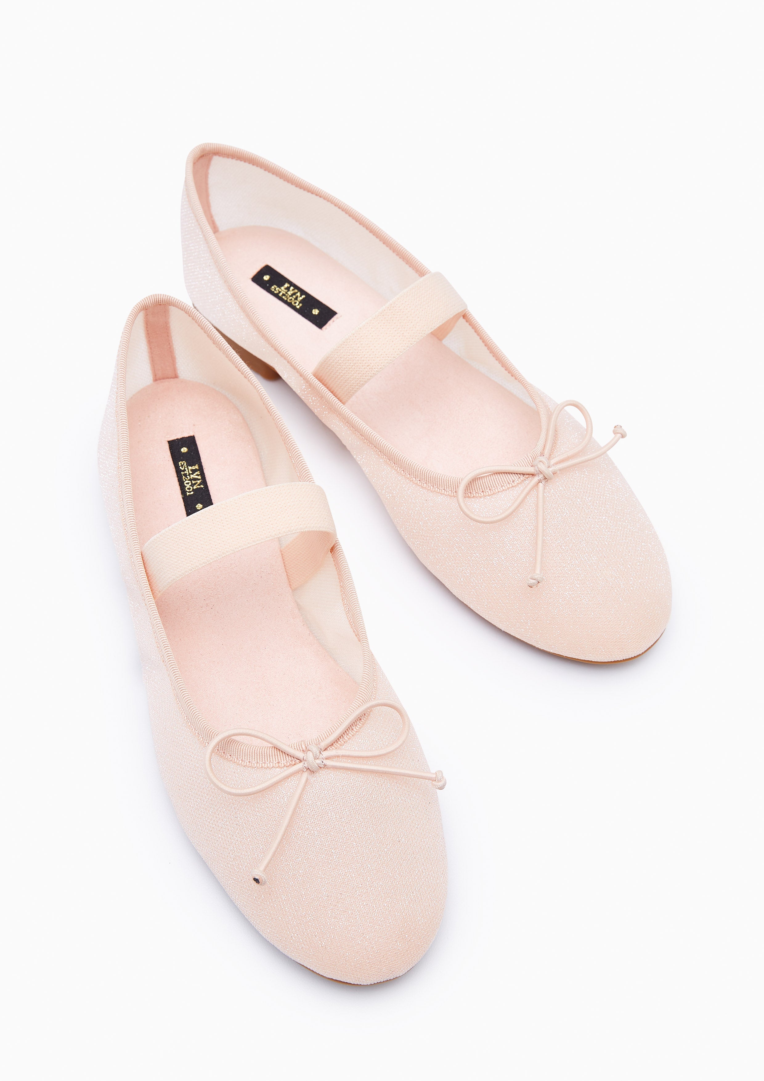 Gini Ballet Flats And Sandals - Glitter Pink
