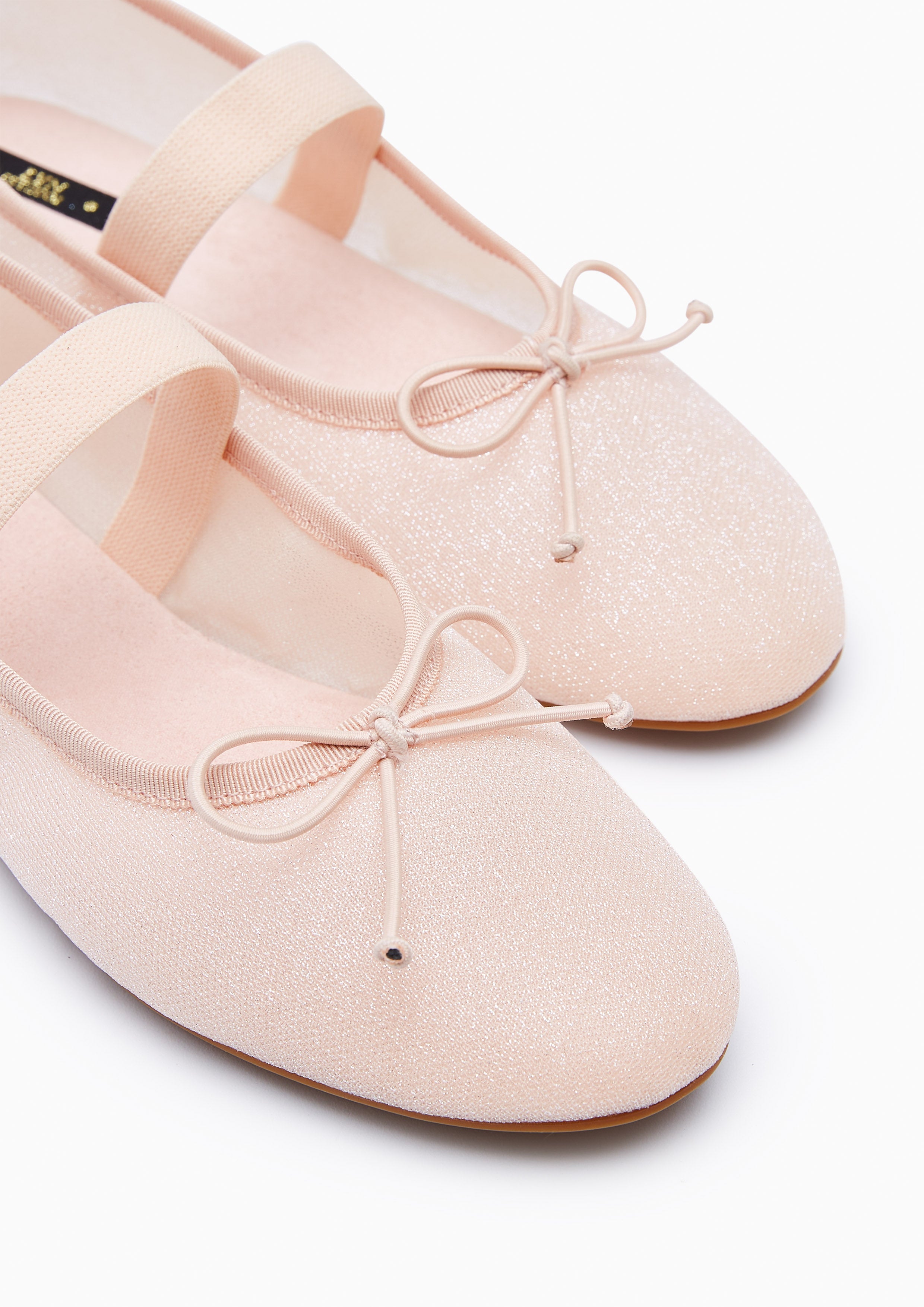 Gini Ballet Flats And Sandals - Glitter Pink