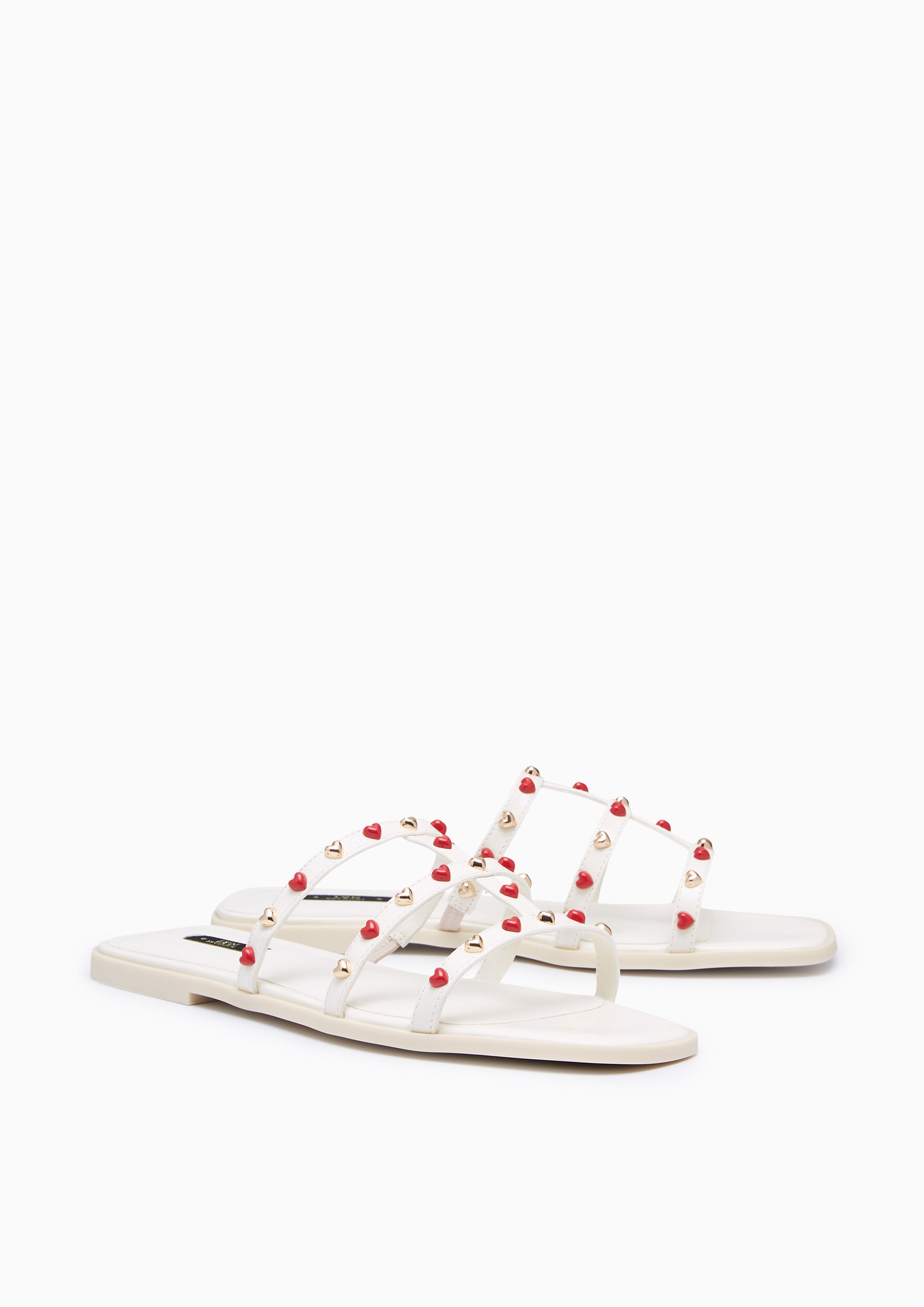 Linda Love Flat Flats And Sandals - White Variation 2