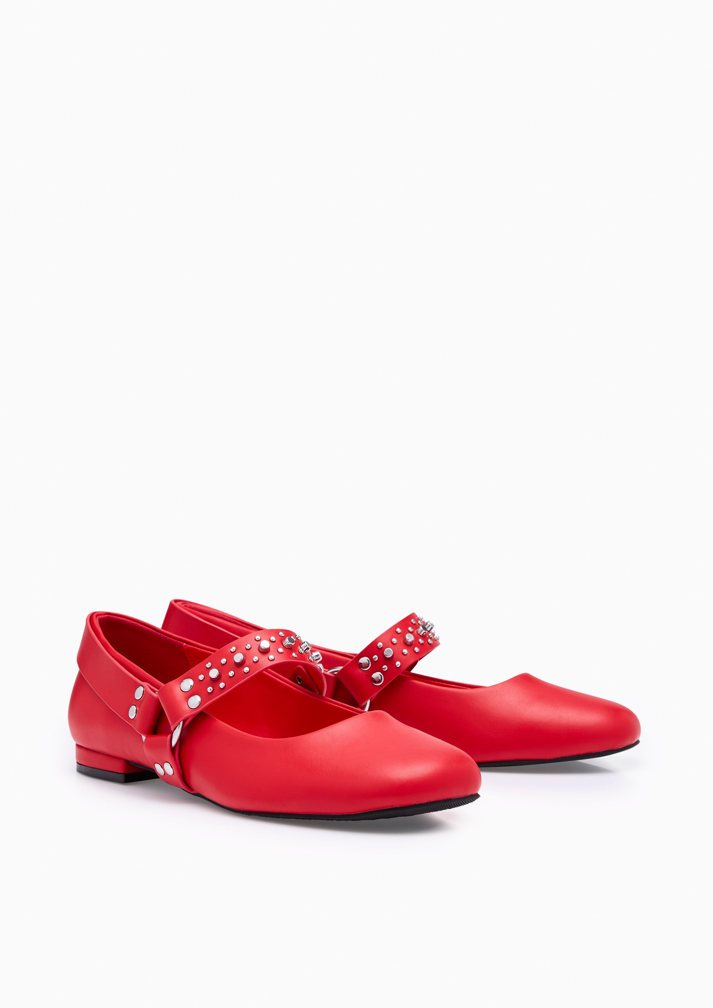 Kyla Flats And Sandals - Red