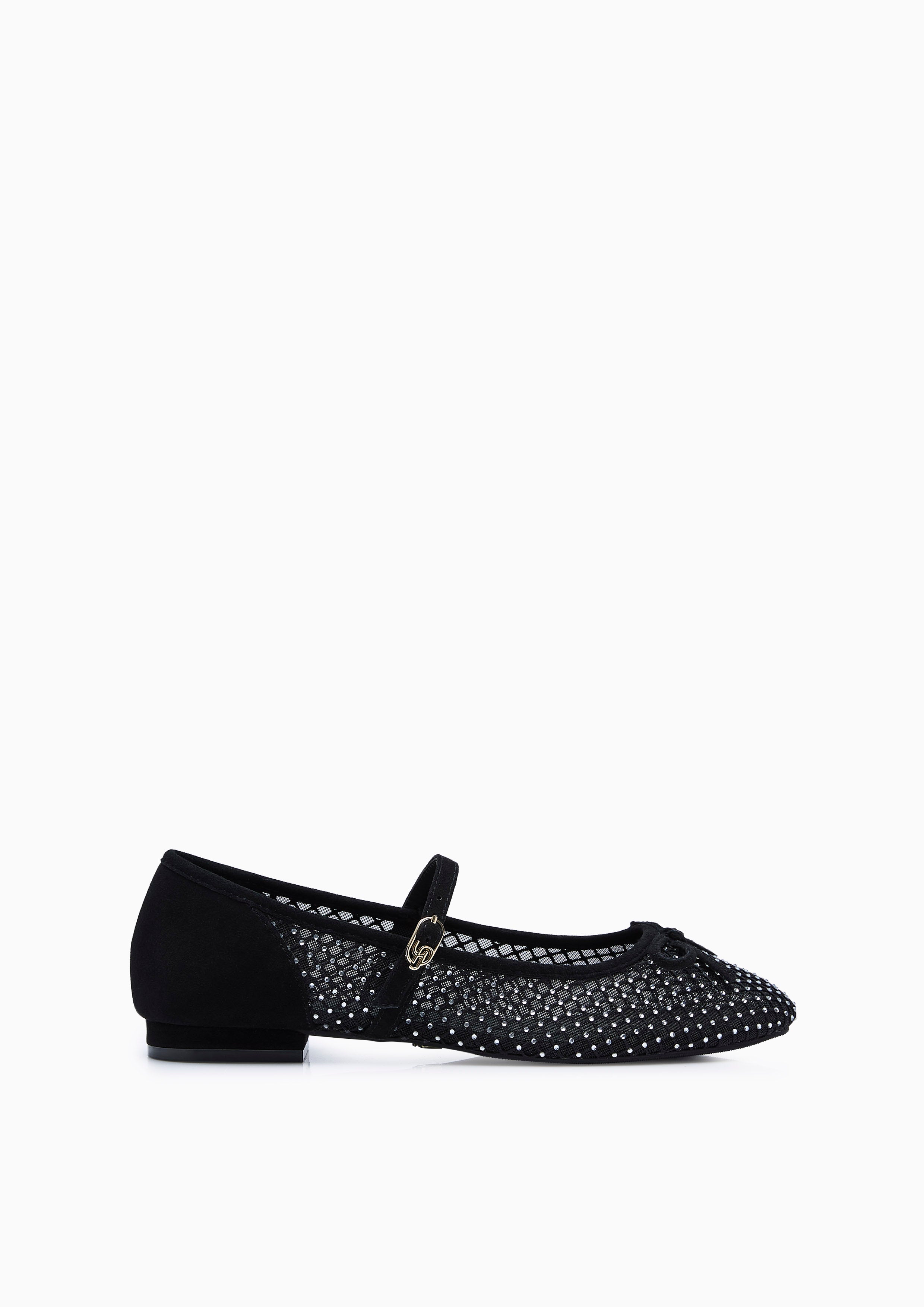 Araba Flat Infinite Flats And Sandals - Black