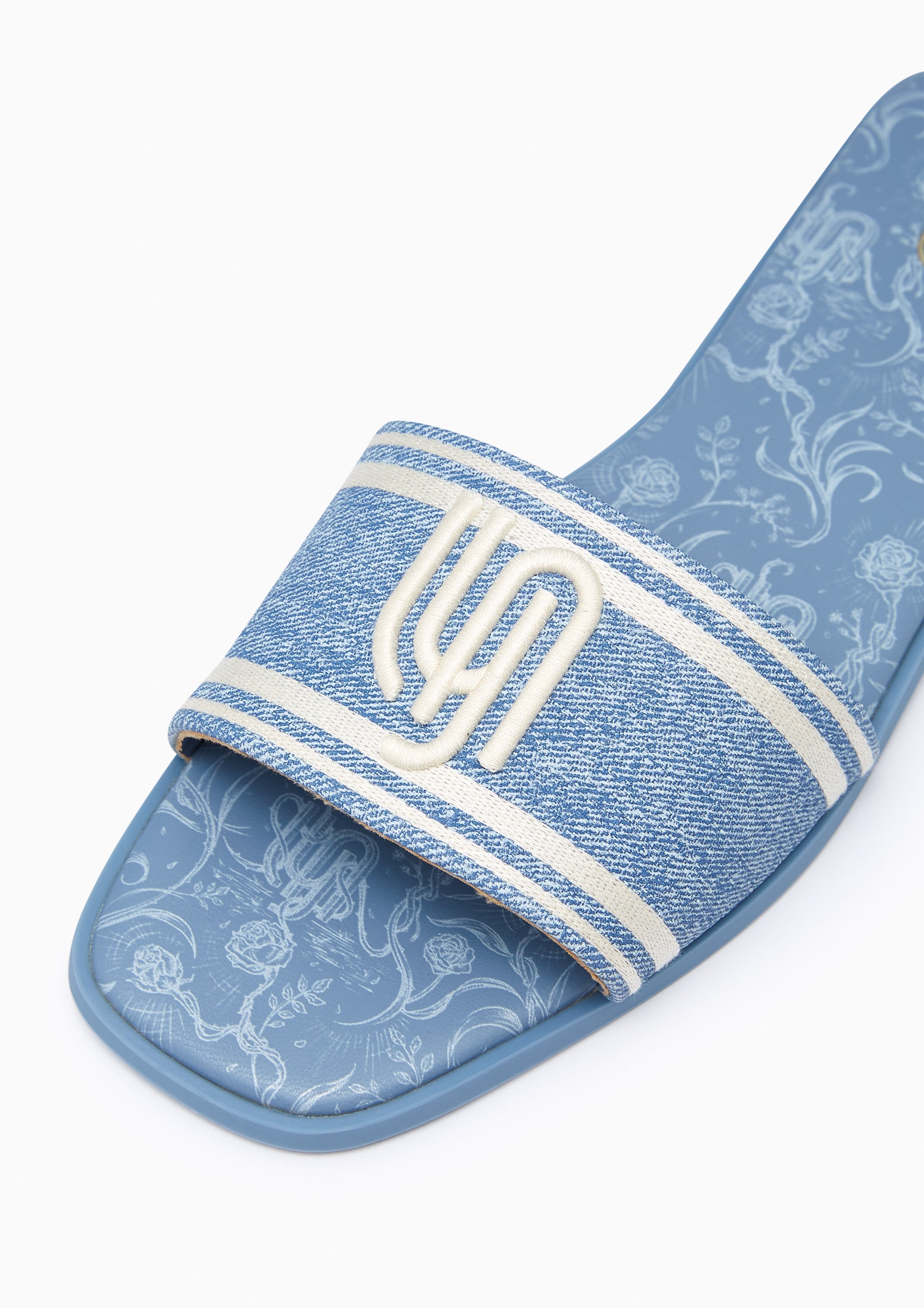 Maiden Denim Flat Infinite Flats And Sandals - Blue Variation 2