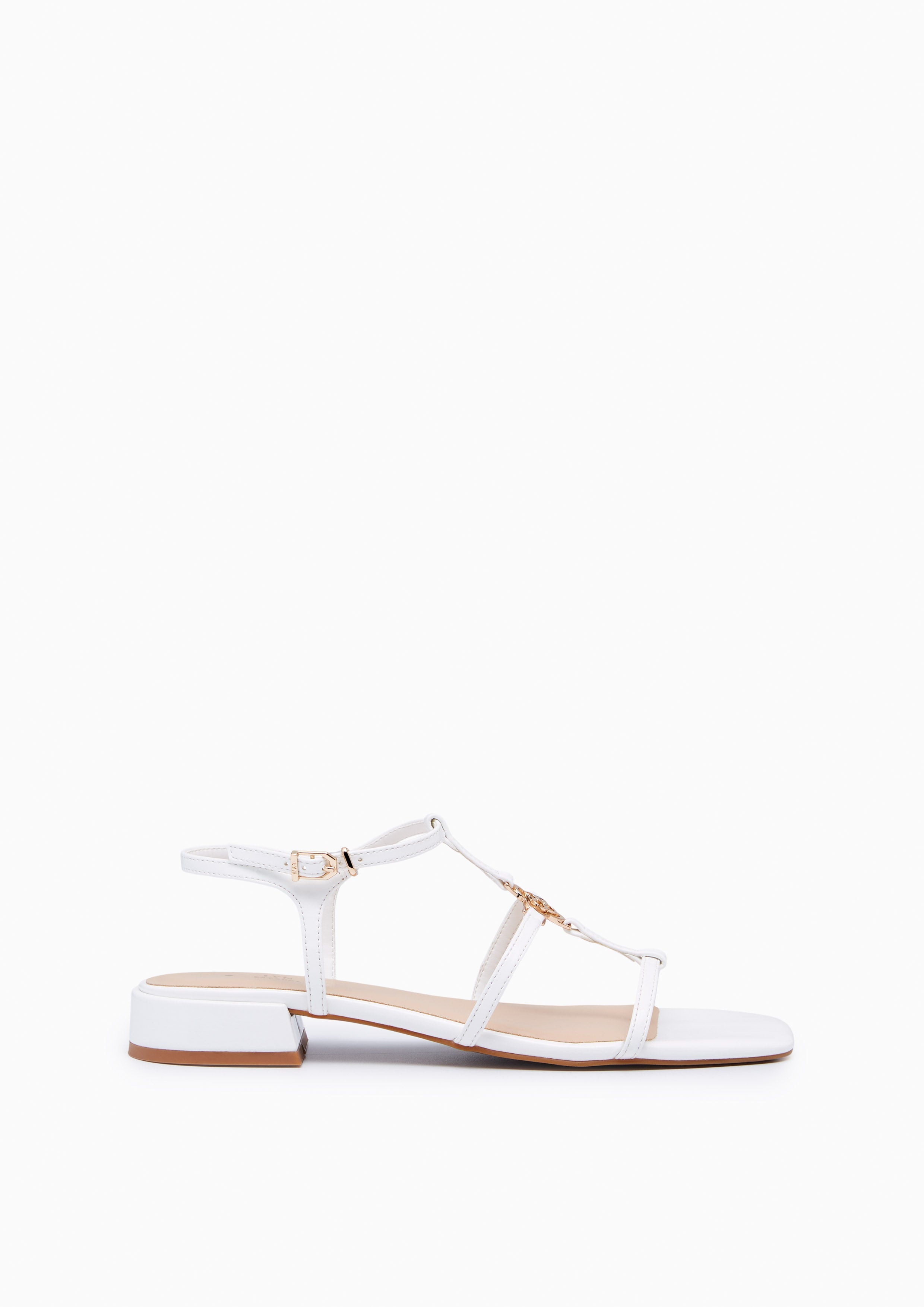 Elite Flats And Sandals - White