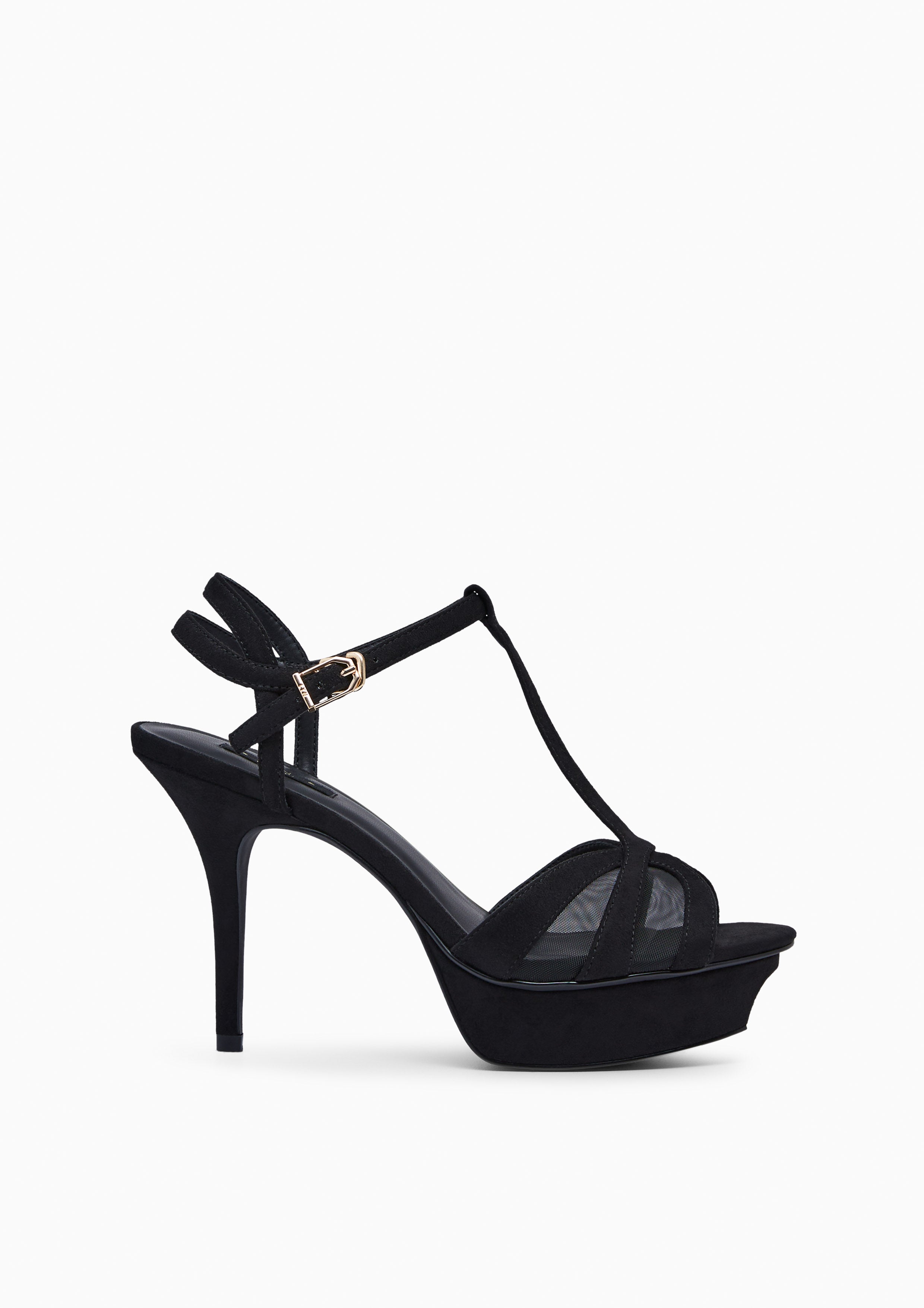 Sabella Mesh Heels - Black