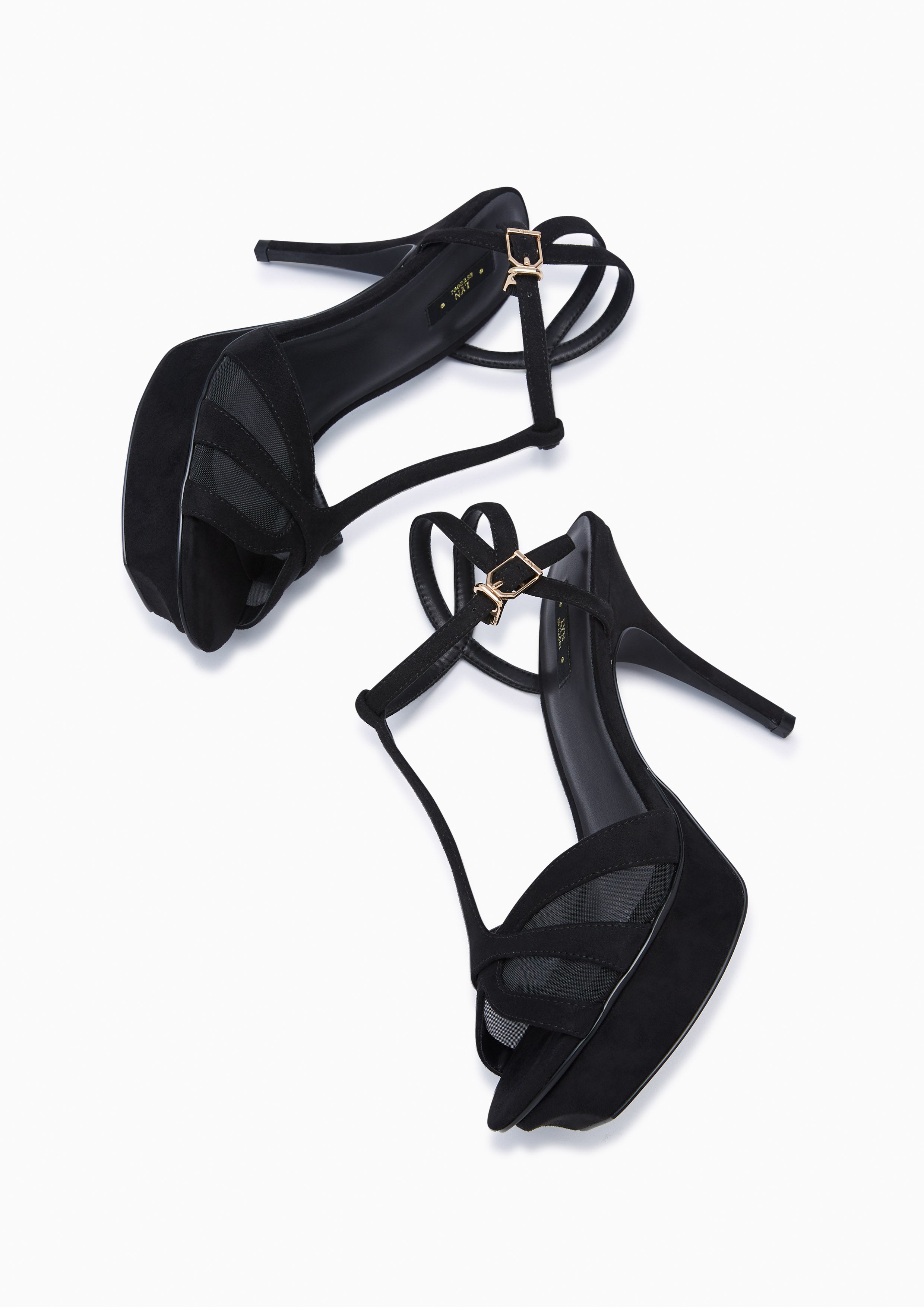 Sabella Mesh Heels - Black