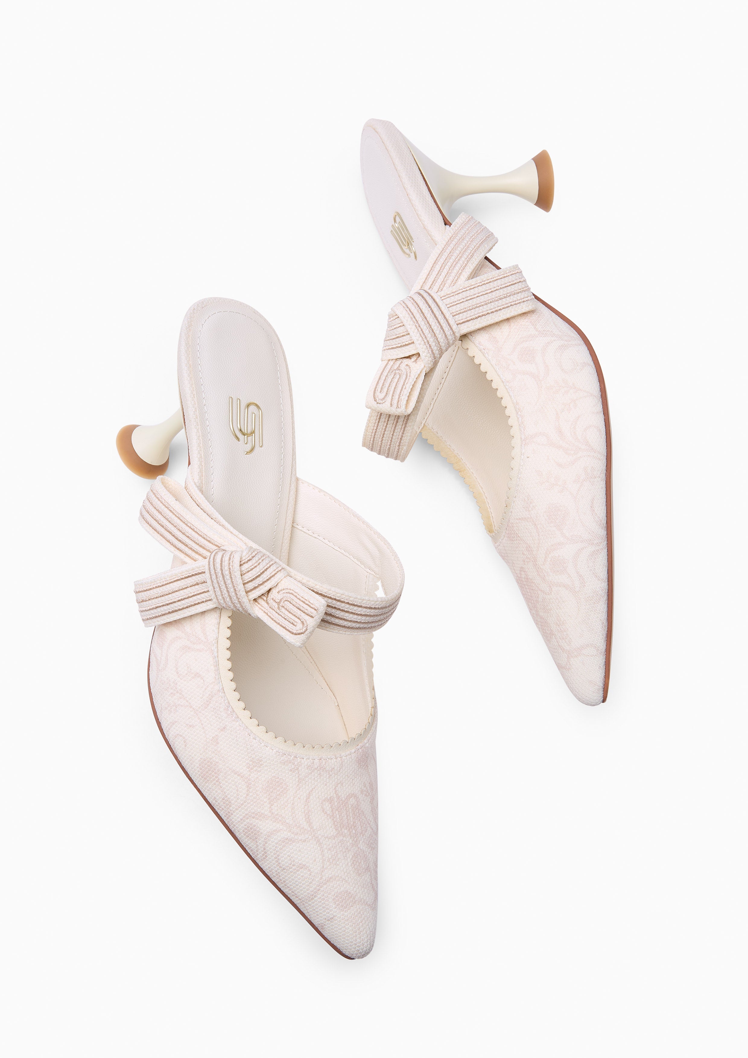 Maiden Heel Infinite. Heels - Printed Ivory