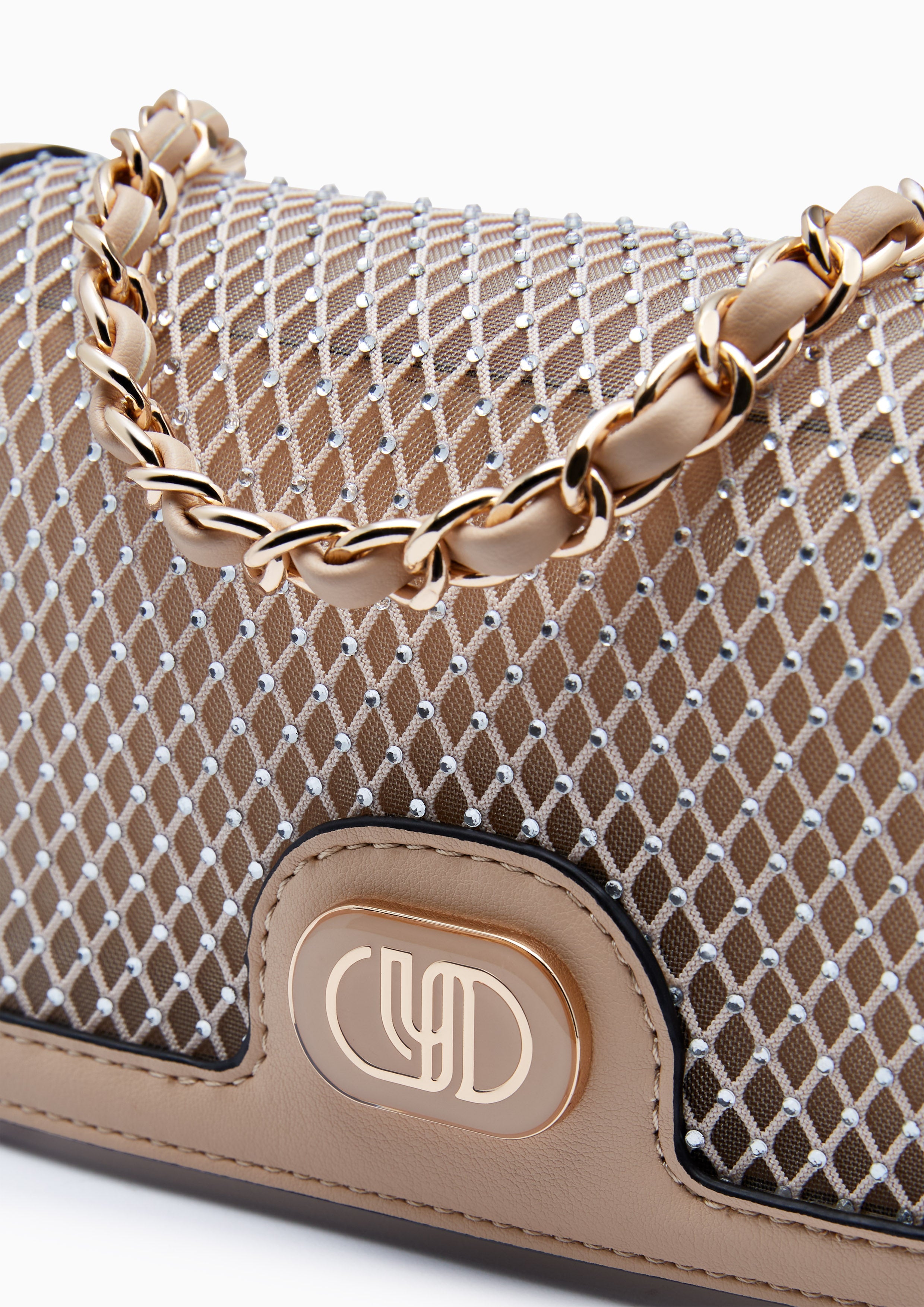 Moon Dancer  Wallet On Chain - Beige