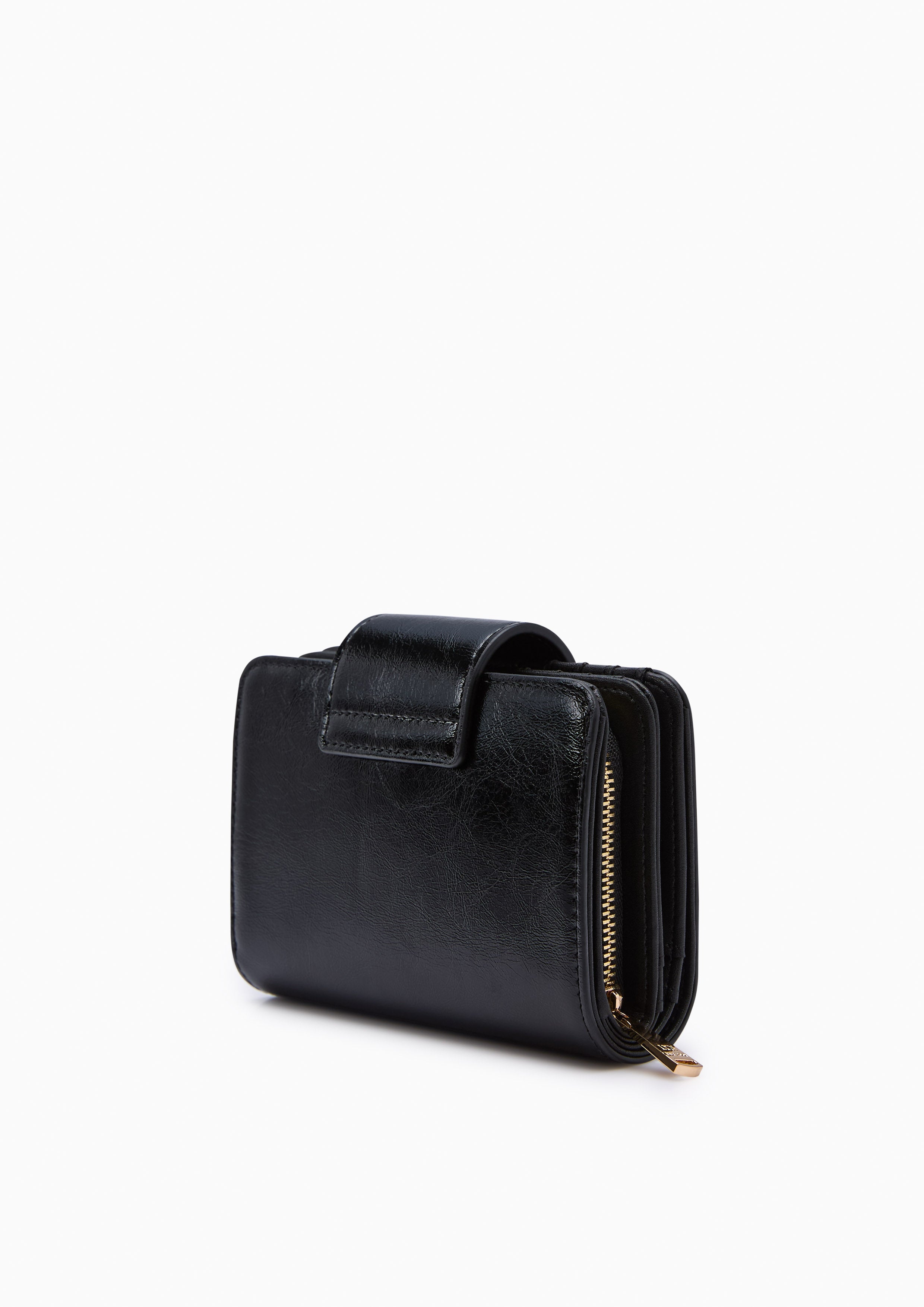 Renny  Short Wallet - Black