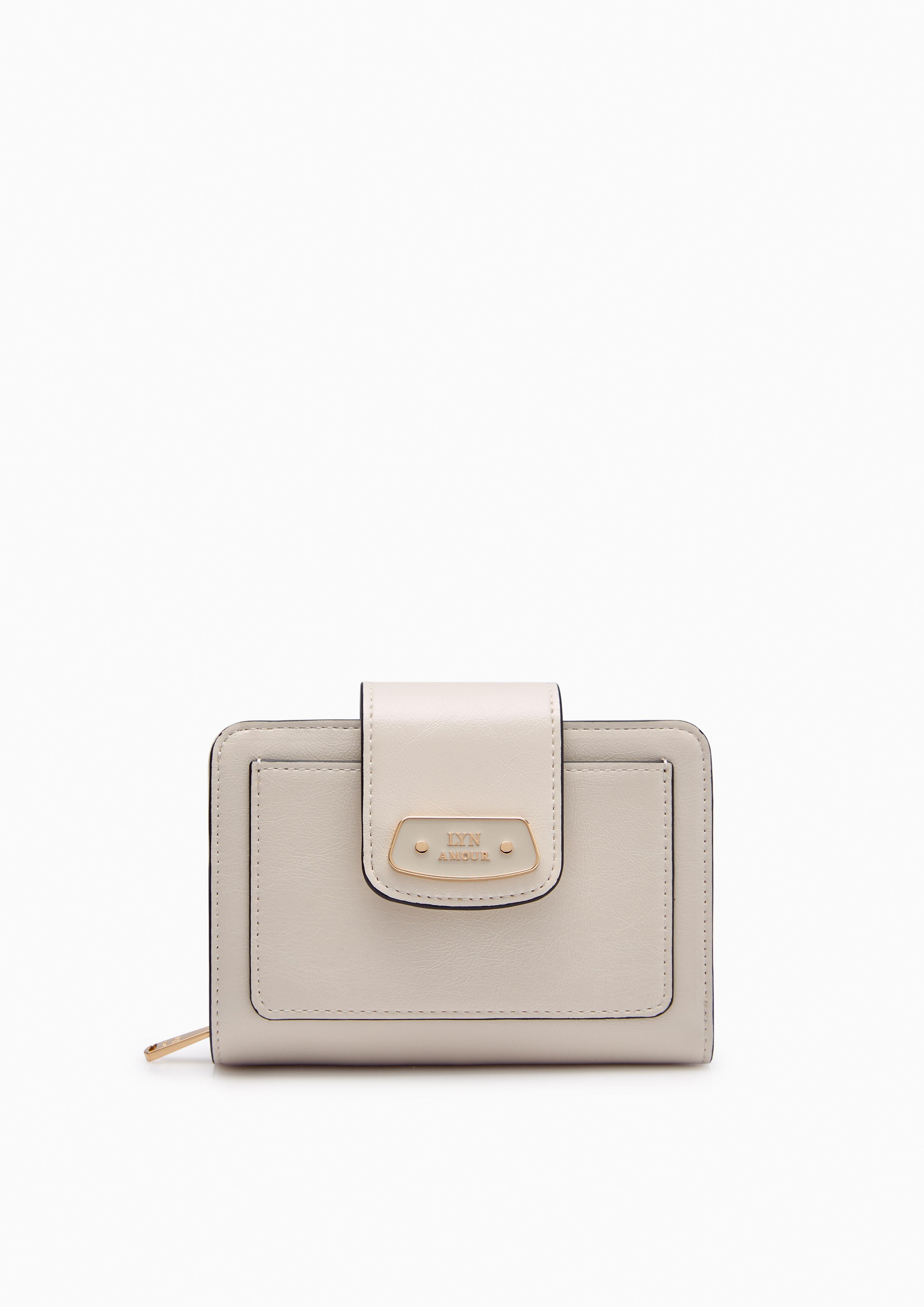 Renny  Short Wallet - Ivory