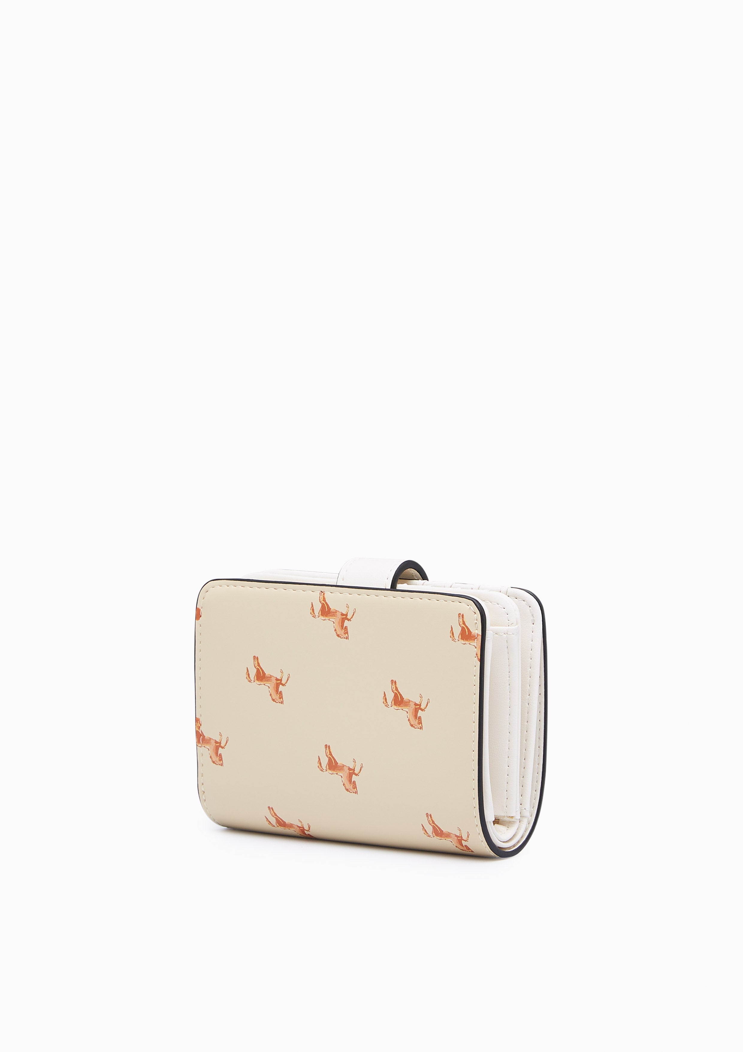 Re-Edit Mustang Wallet - Printed Beige