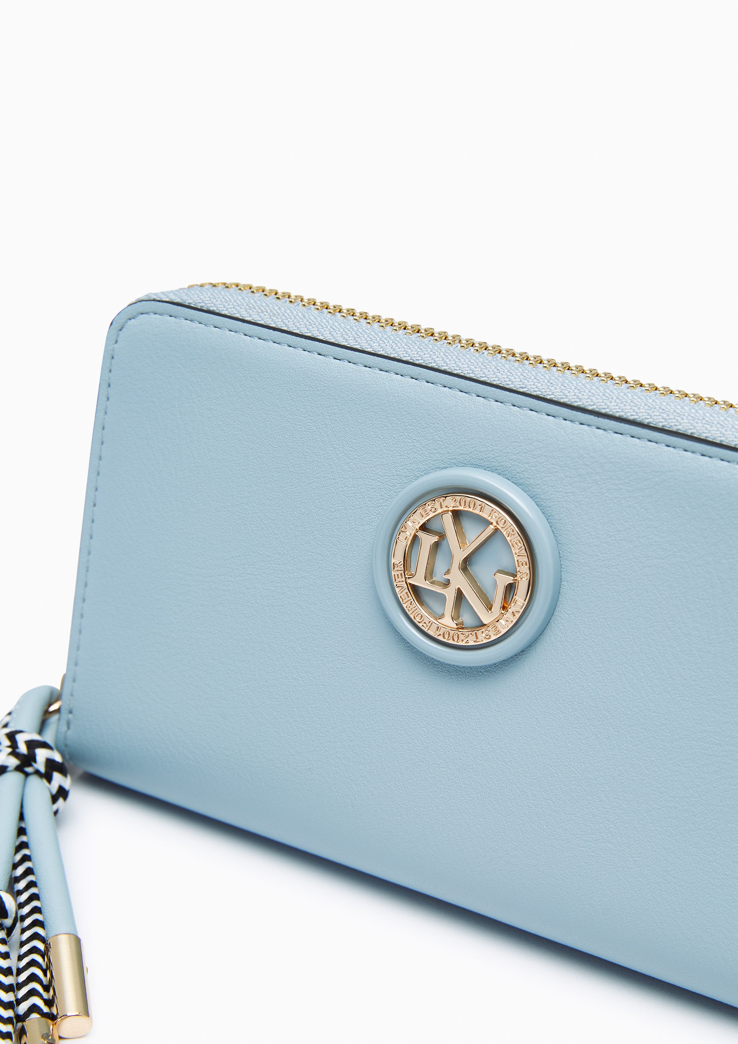 Lola Zip Semi Wallet - Blue