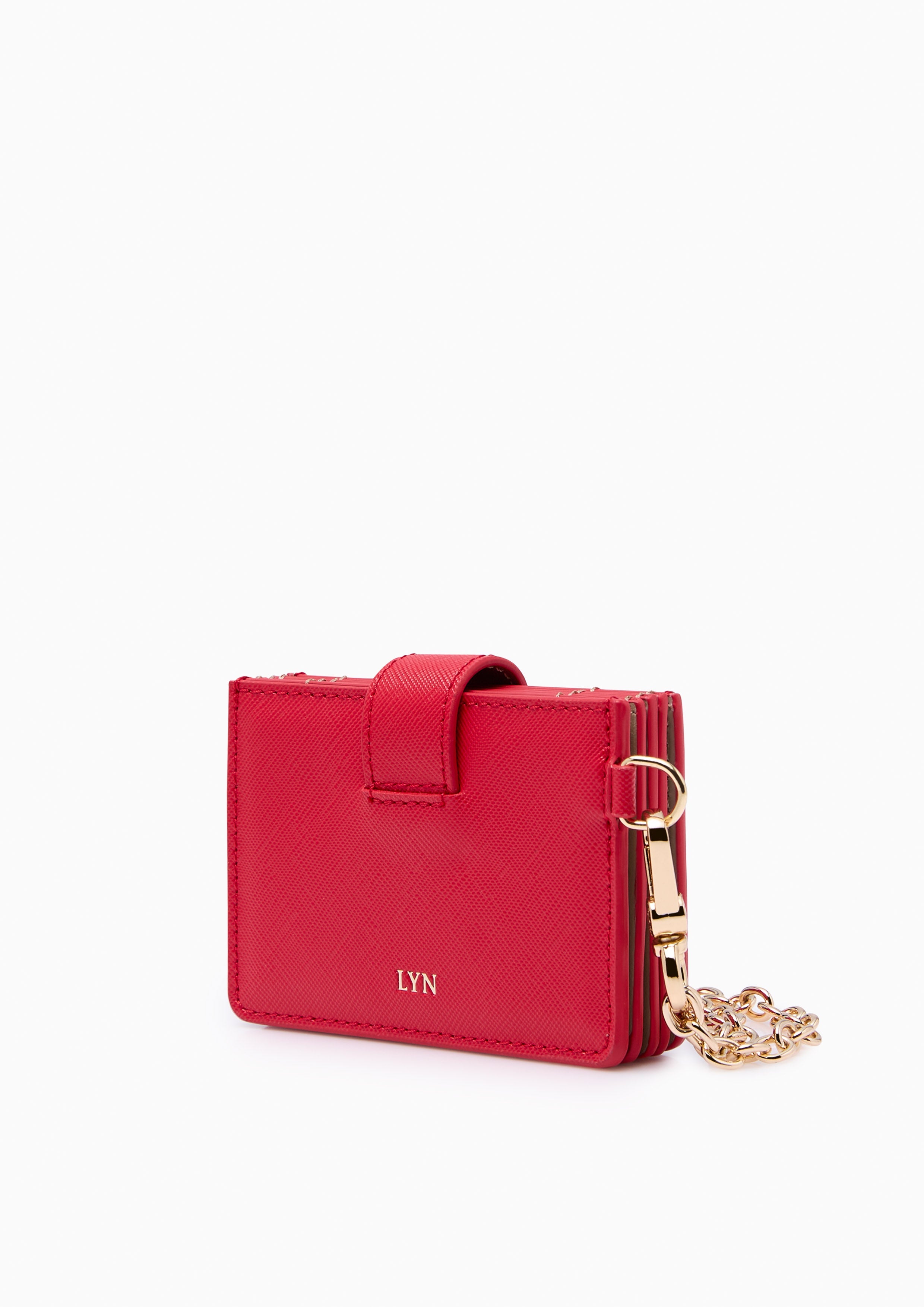 Re Love Card  Wallet On Chain - Red