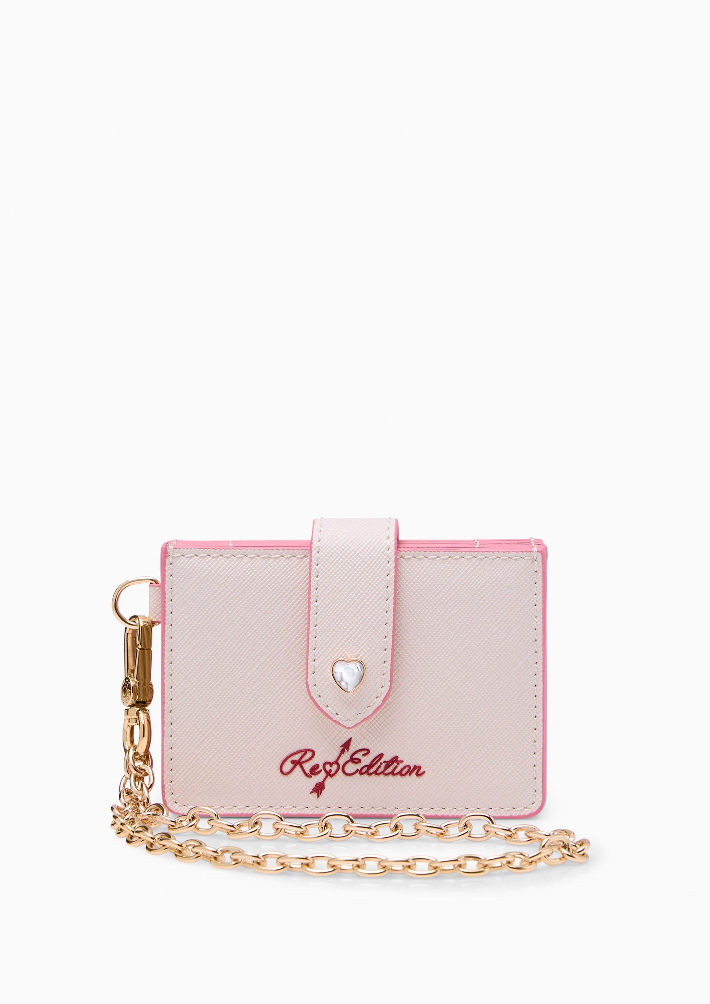 Re Love Card  Wallet On Chain - Ivory