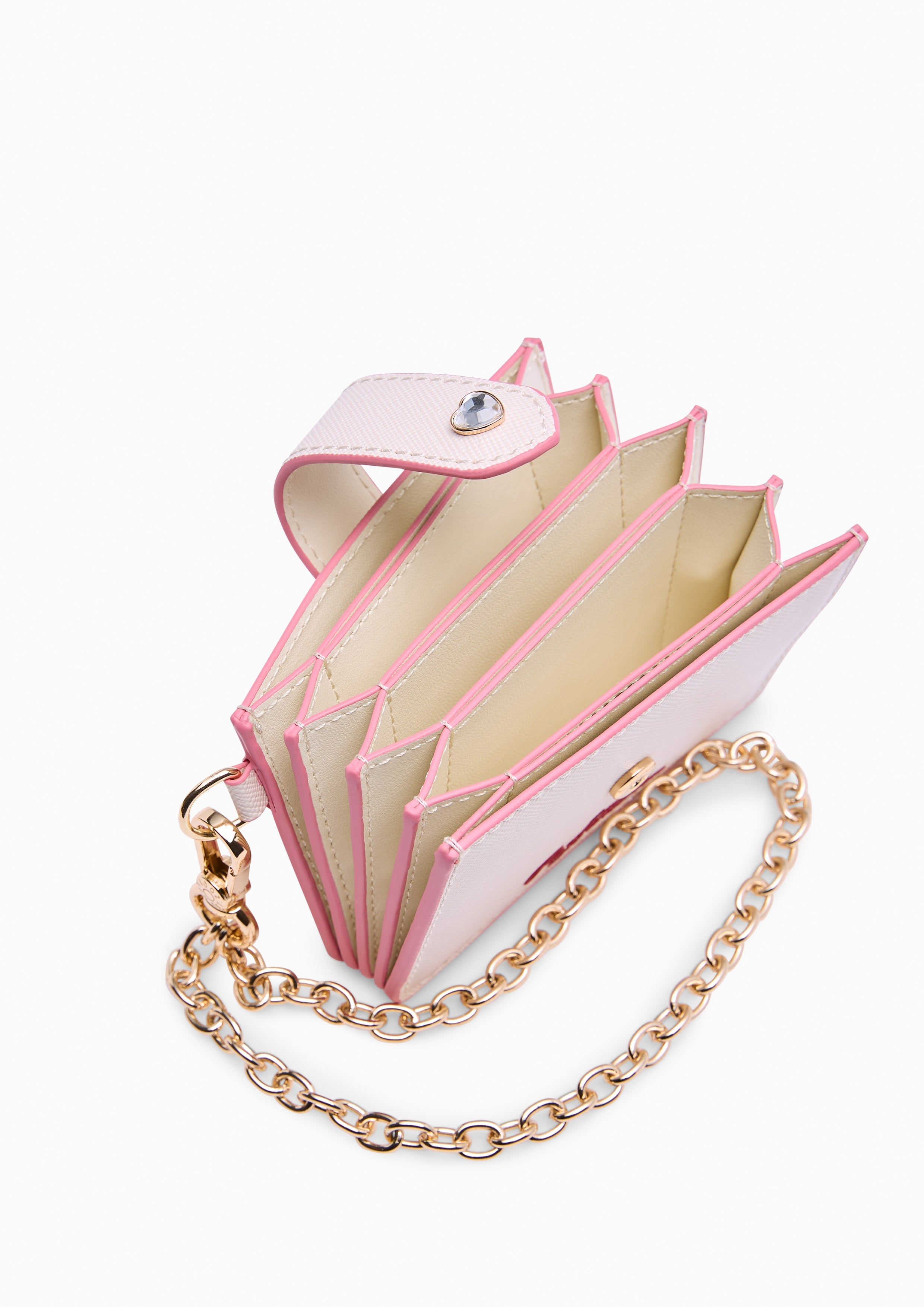 Re Love Card  Wallet On Chain - Ivory