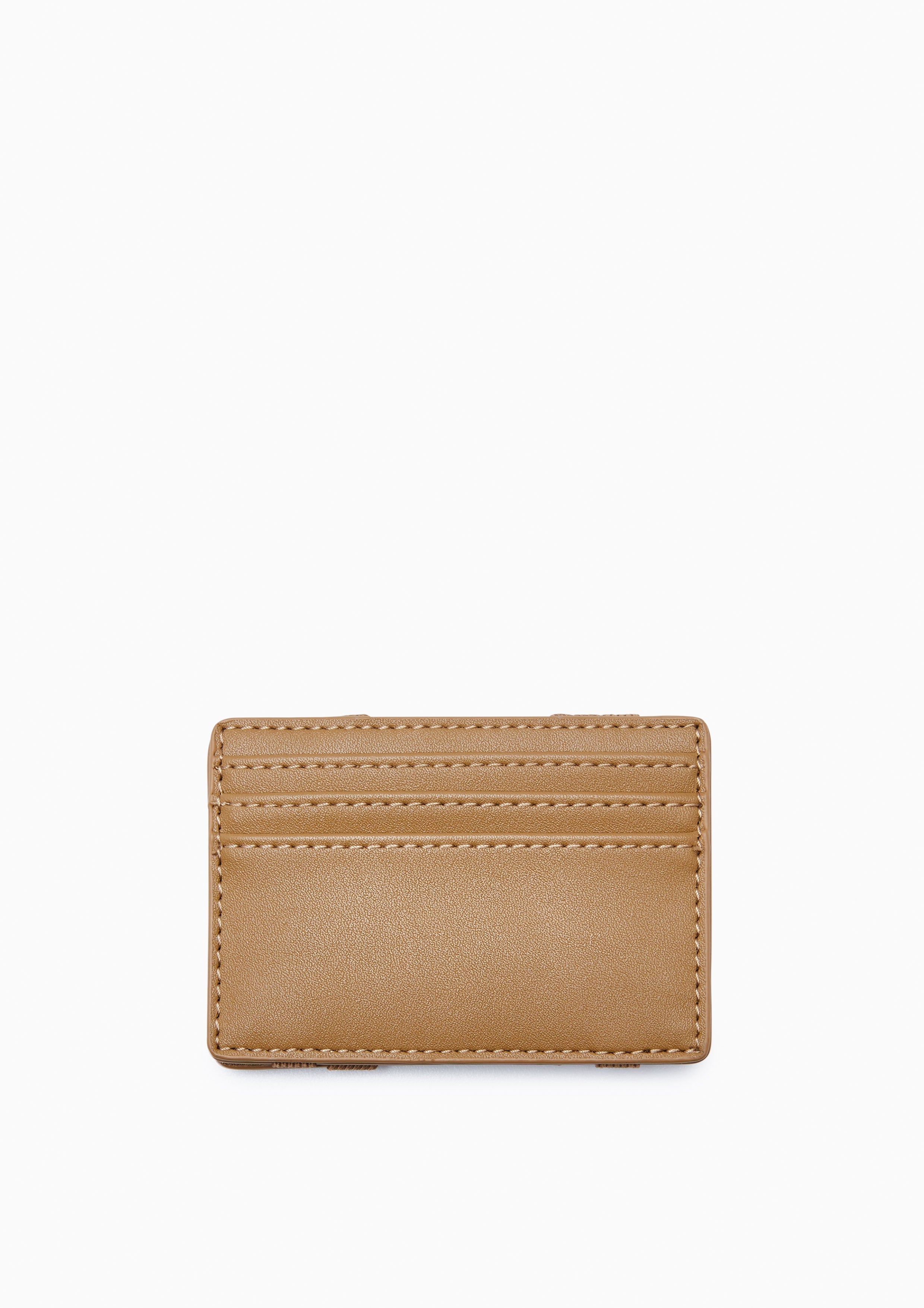 Duncan Card Holder Wallet - Beige