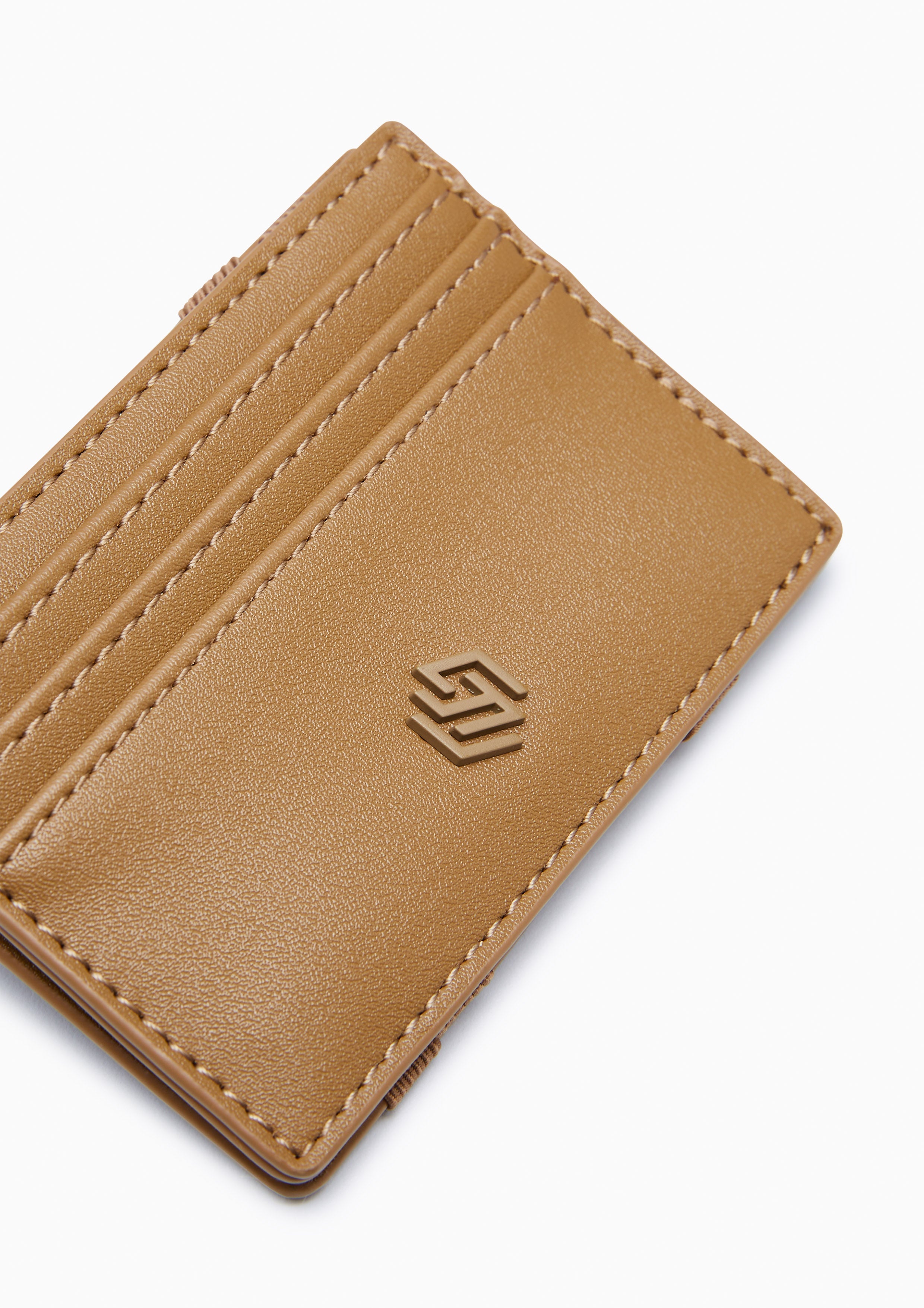 Duncan Card Holder Wallet - Beige