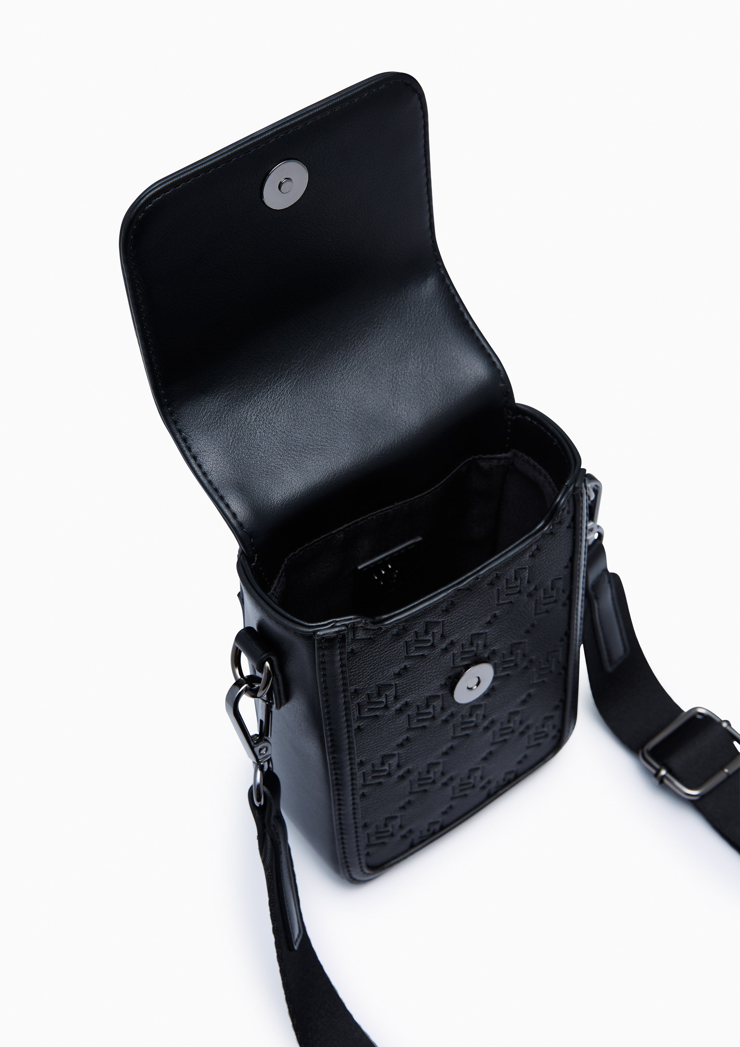 Zoll Infinite Vertical  Crossbody Bag - Black