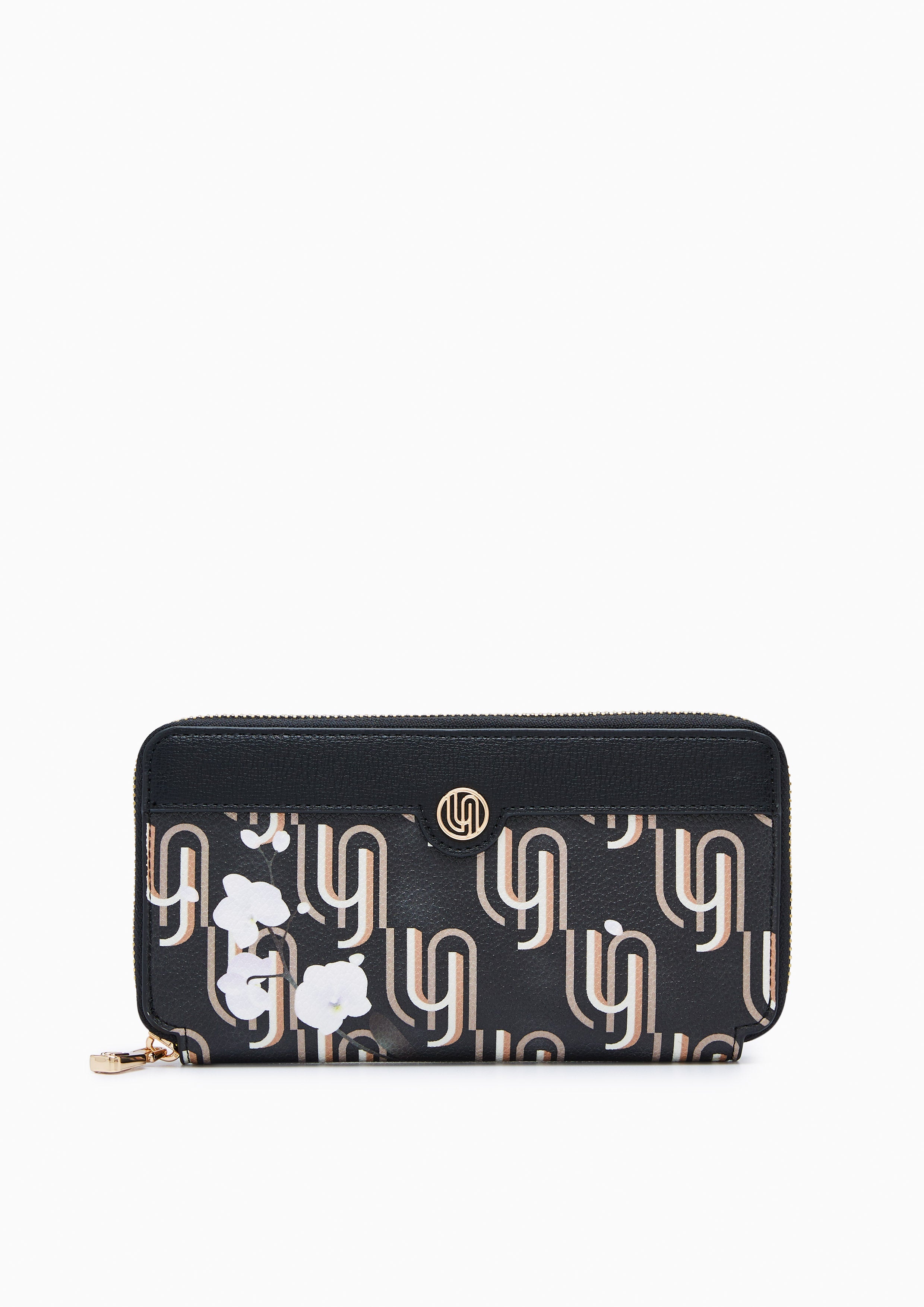 Ivy Infinite Long  Wallets - Printed Black