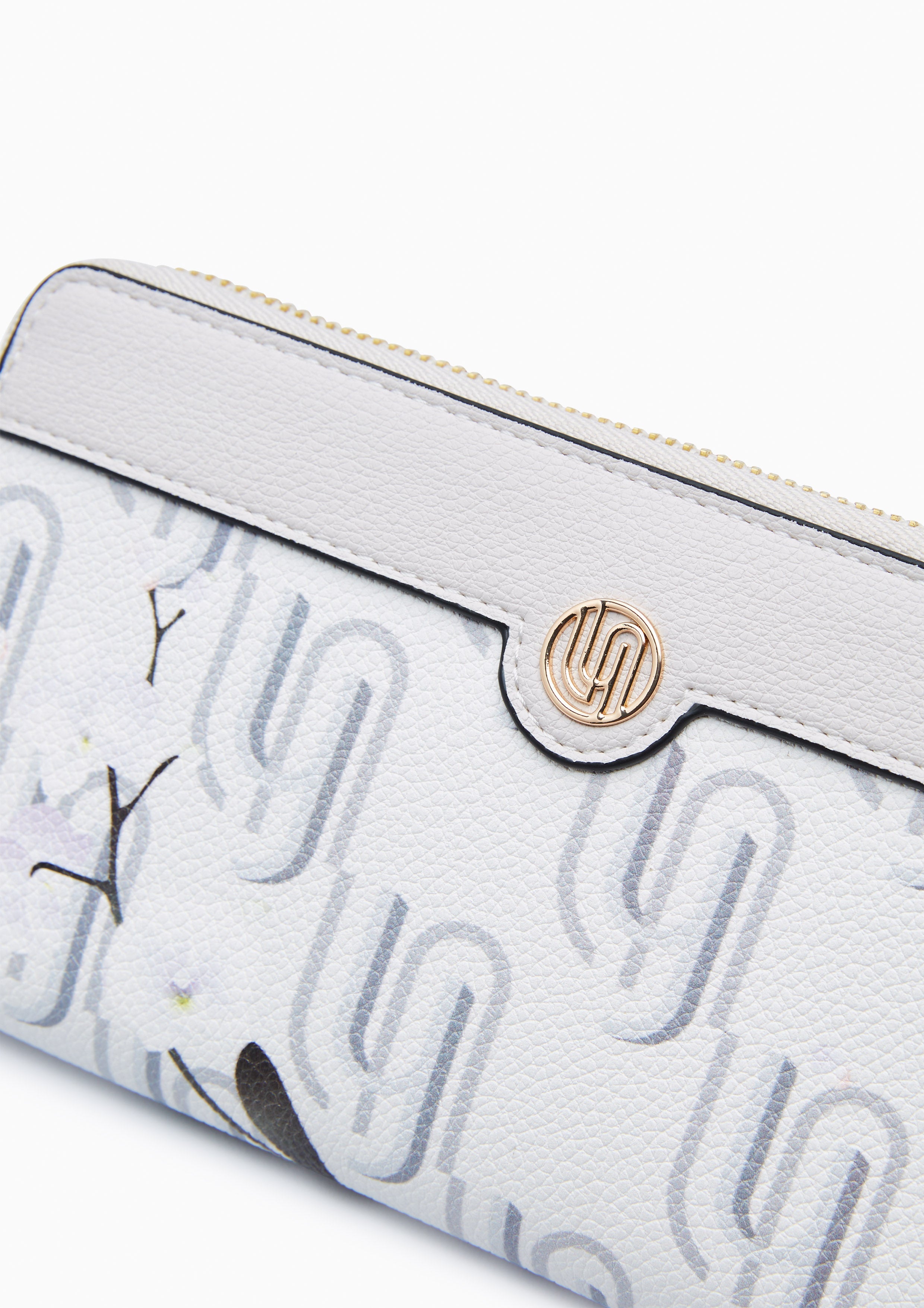 Ivy Infinite Long  Wallets - Printed Grey