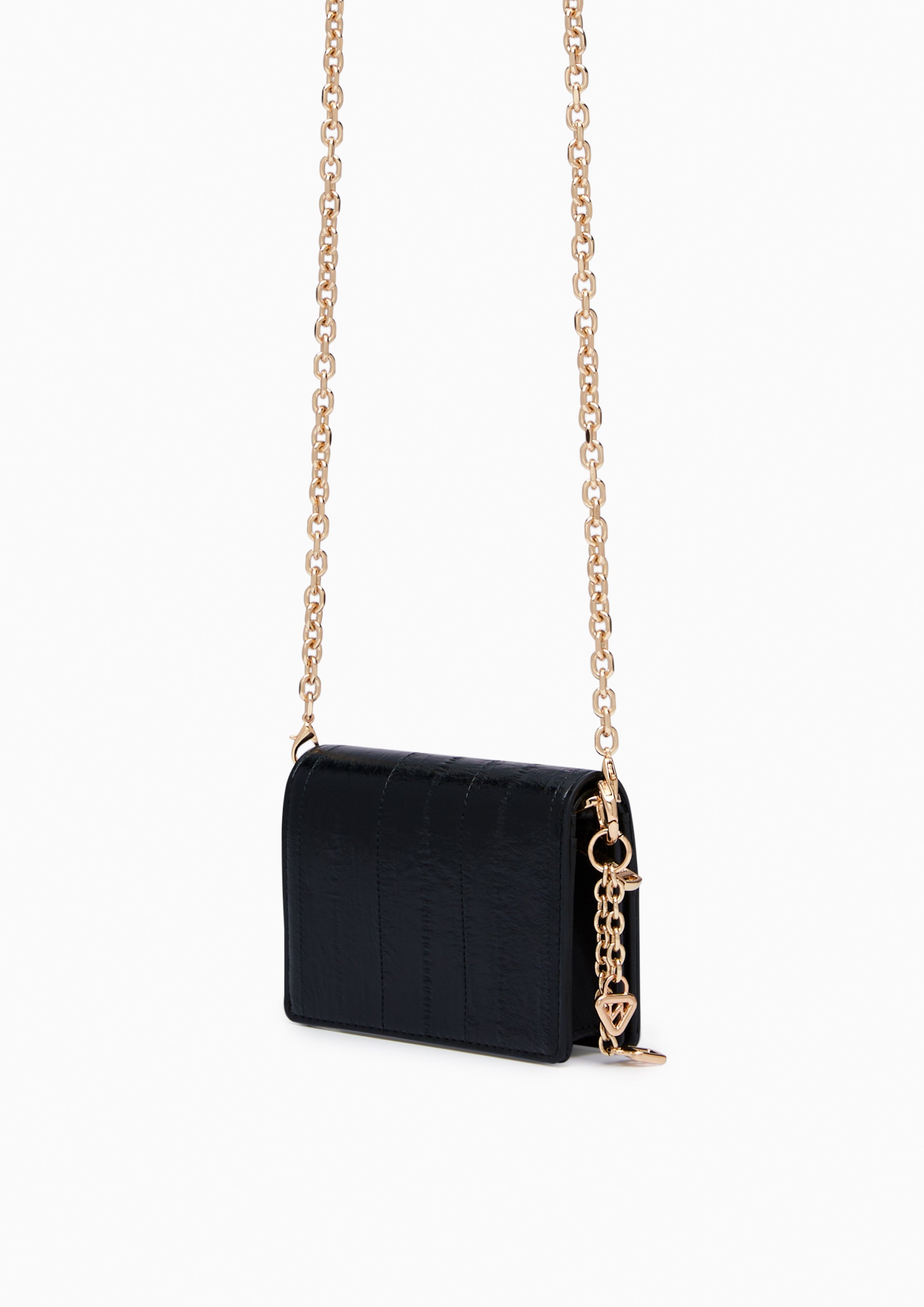 Ringo Short Wallet On Chain - Black